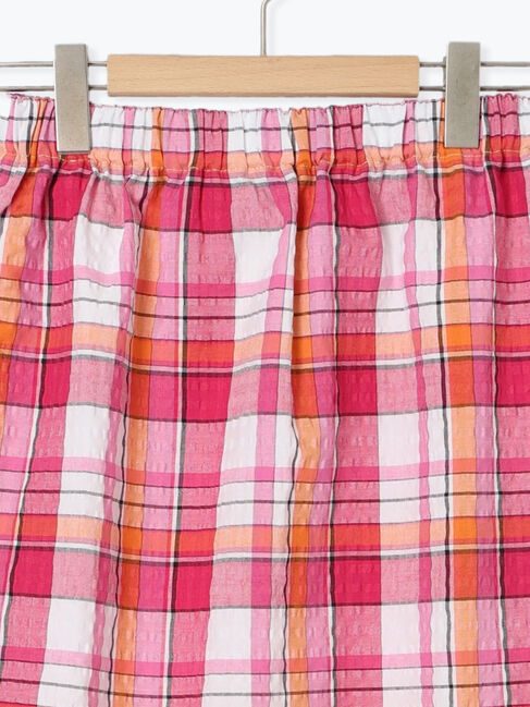 Samansa Mos2「【UVカット】チェック柄ナロースカート」|スカート|