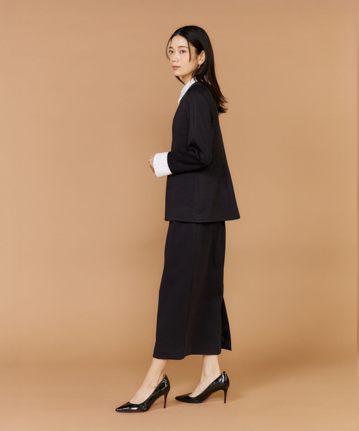 INED「ハイウエストタイトスカート」|タイト|