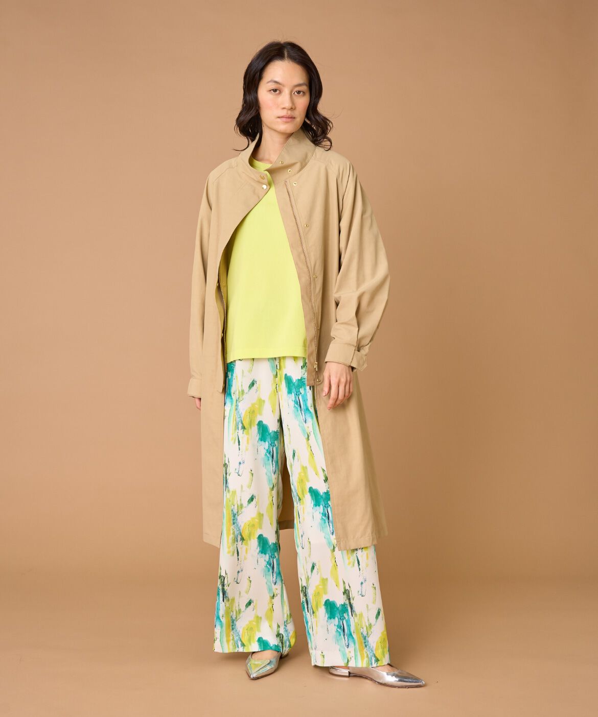 INED「プリントワイドパンツ」|その他|