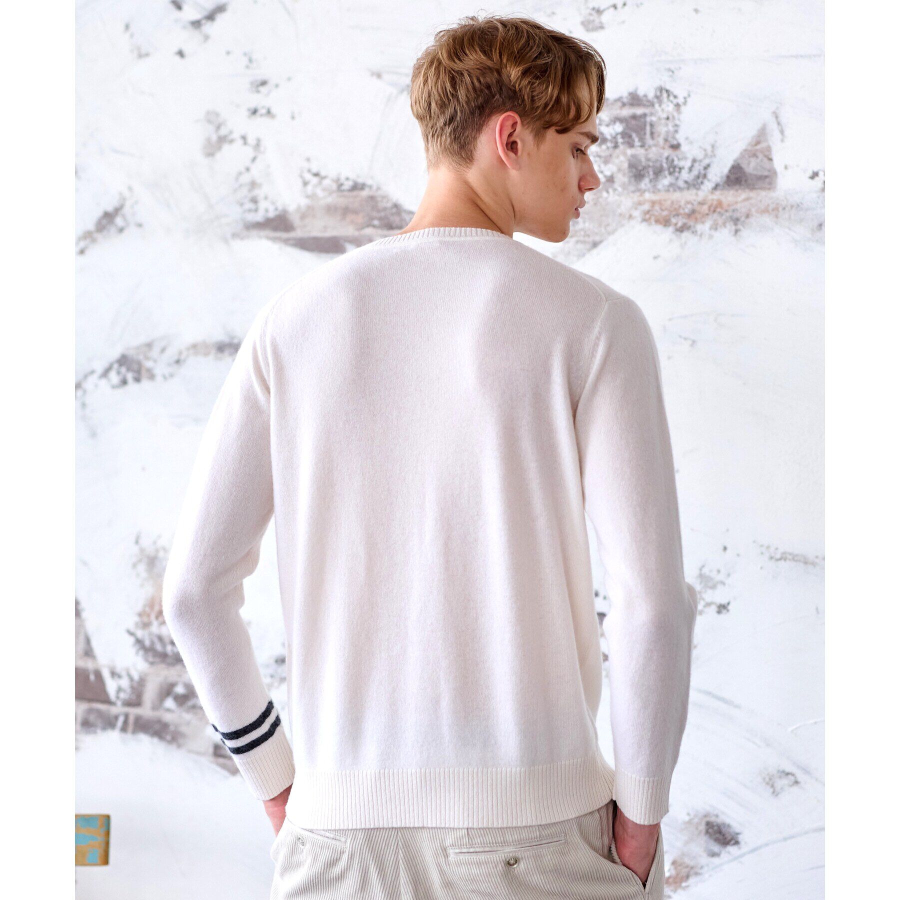 DRESSTERIOR「【カシミヤ100%】ピュアカシミヤクルーネックニット」|ニット・セーター|