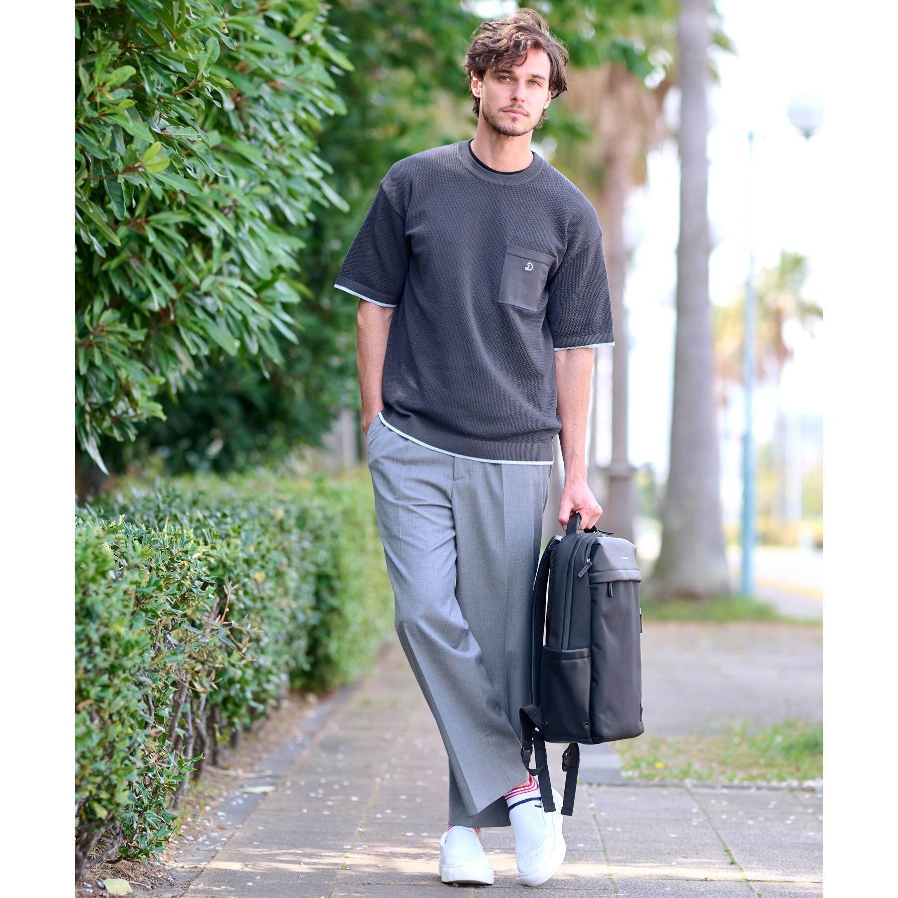 DRESSTERIOR「ドライメッシュニット」|ニット・セーター|