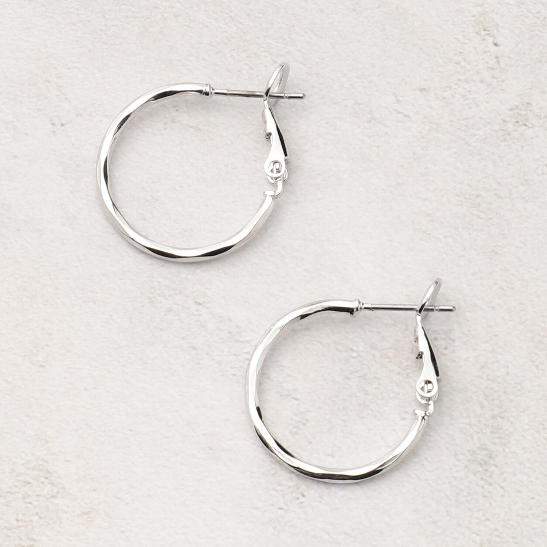 grove「メタルフープピアス」|ピアス|シルバー(006)