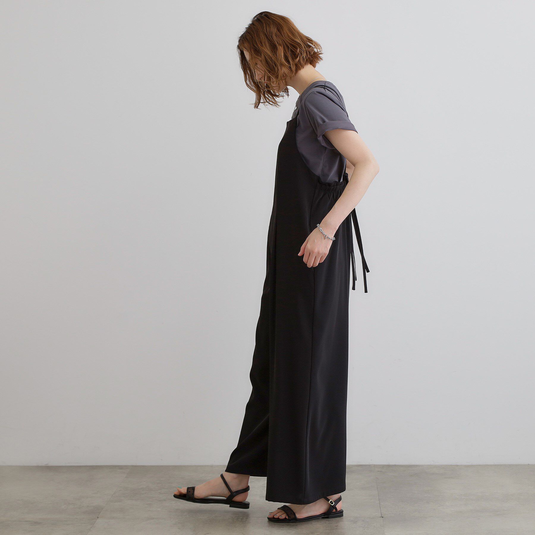 grove「一枚でこなれる、大人のイージーサロペット」|オールインワン|