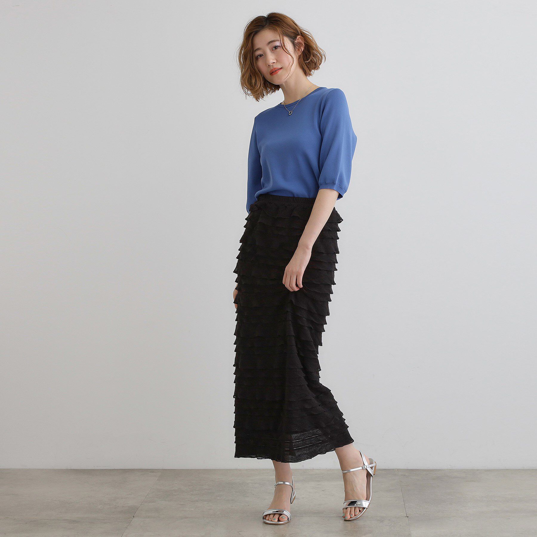 grove「フリルナロースカート」|スカート|