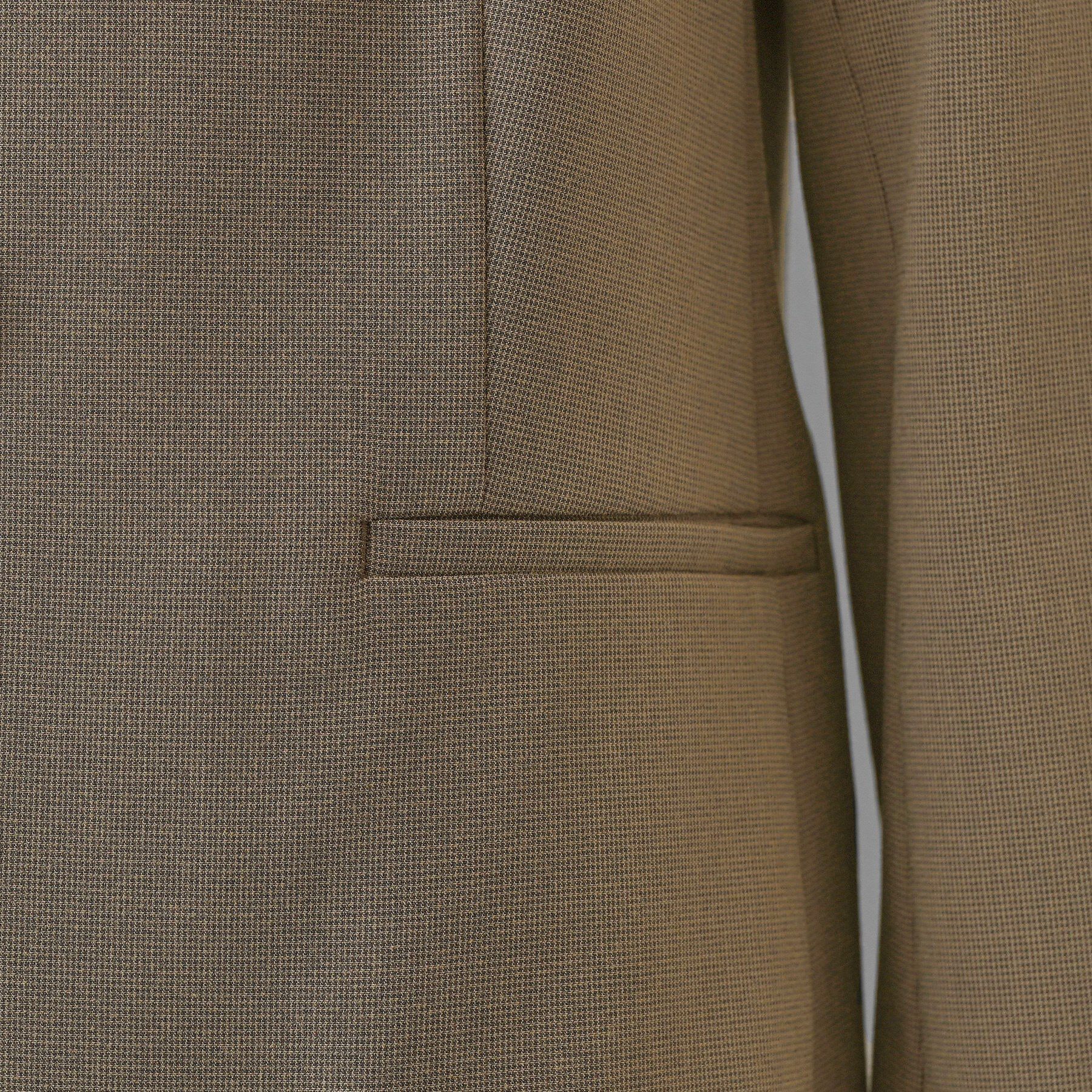 INDIVI「【洗える／夏スーツ】ミニ千鳥柄ノーカラージャケット」|ノーカラージャケット|