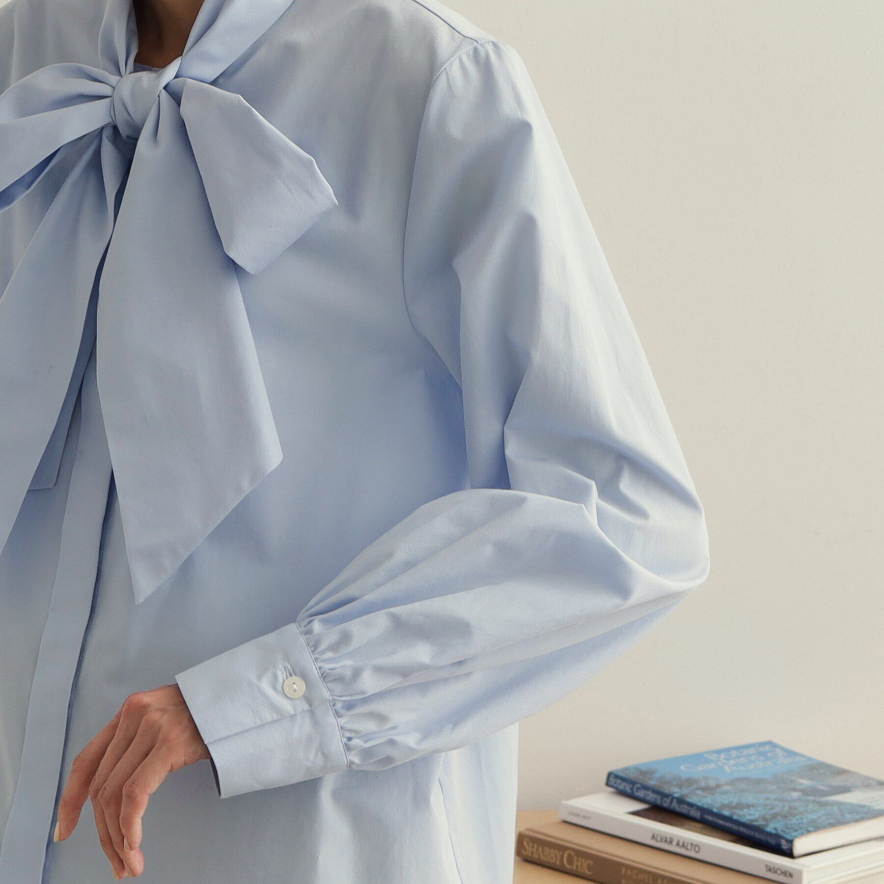 OPAQUE.CLIP「《STORY掲載》ボウタイシャツブラウス/通勤・セレモニー対応【洗濯機洗い可】」|シャツ・ブラウス|