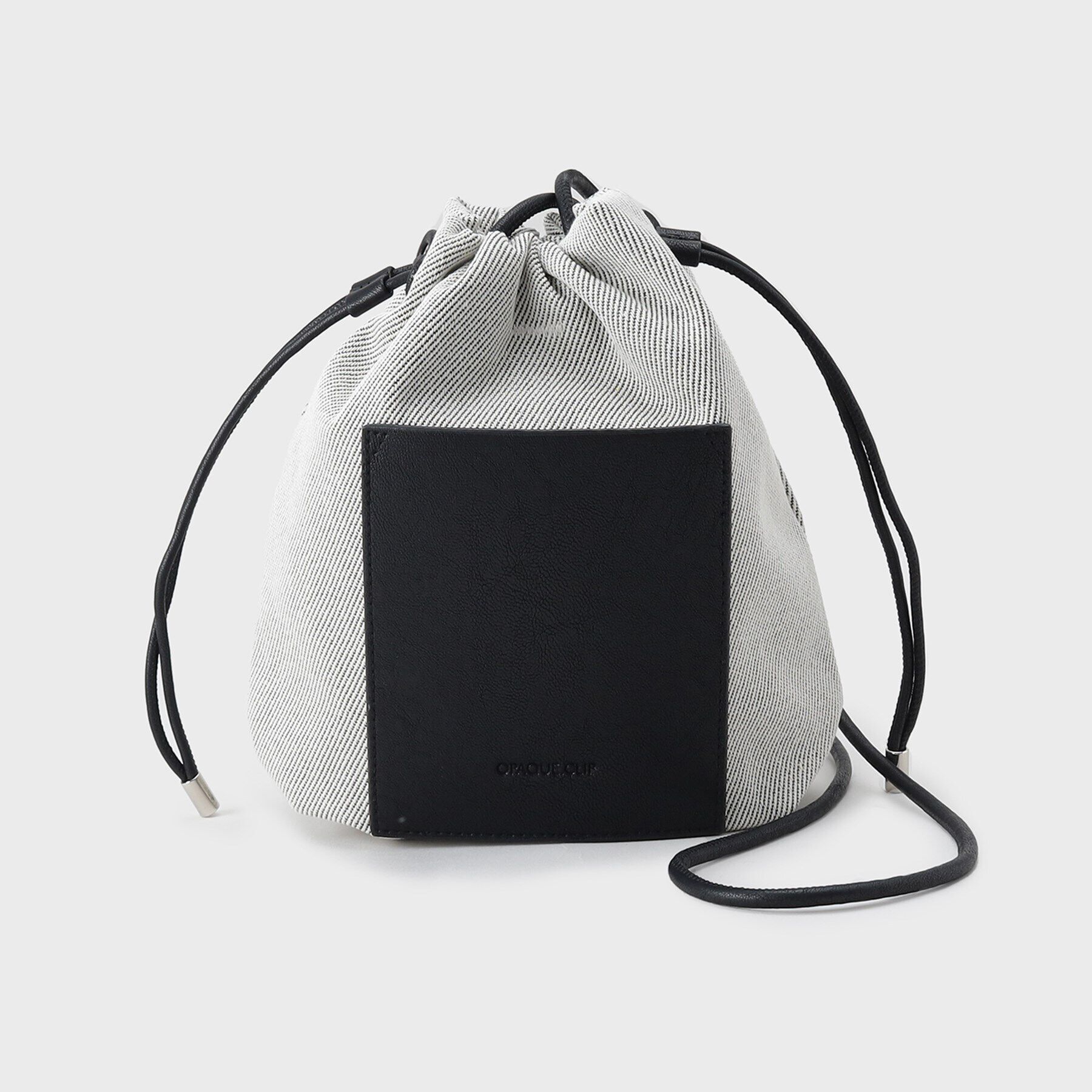 OPAQUE.CLIP「【長さ調整可能】巾着ドロストーリングミニショルダーバッグ」|ショルダー・メッセンジャー|