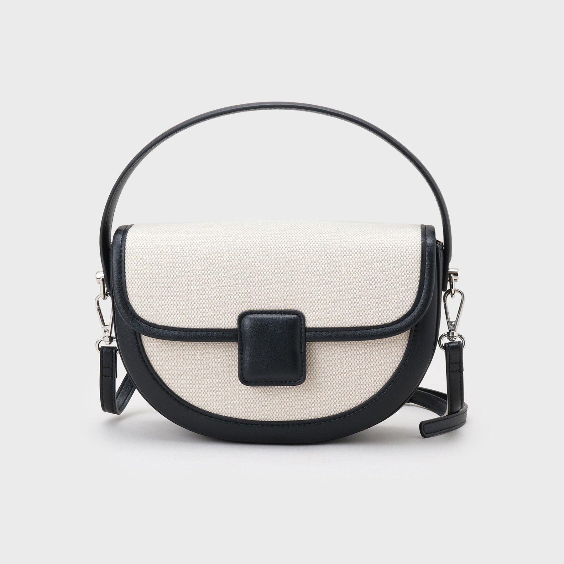 OPAQUE.CLIP「【2WAY】キャンバストリミングデザインバッグ」|ショルダー・メッセンジャー|