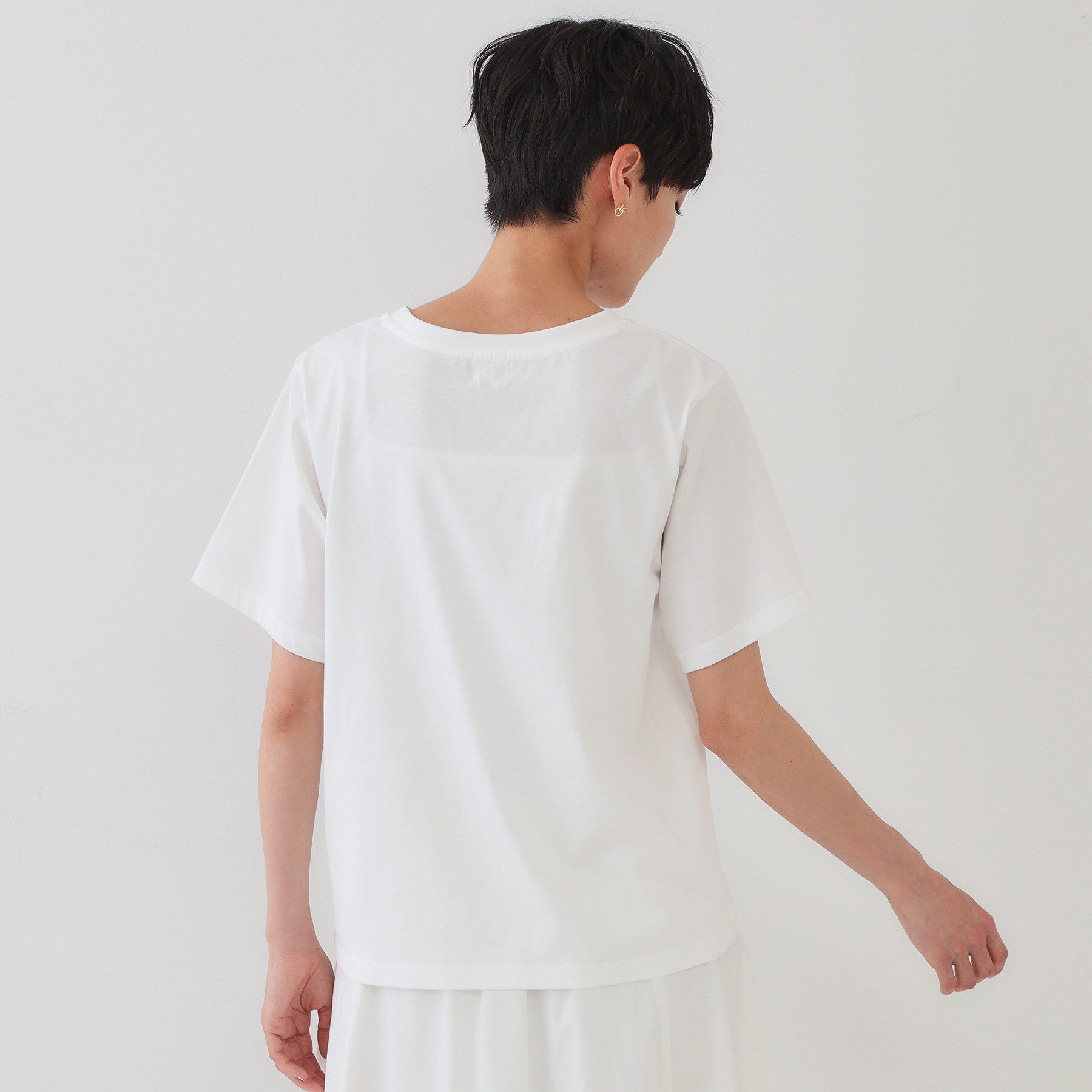 OPAQUE.CLIP「《ツインセット》スパンコールキャミ&times;Tシャツ【洗濯機洗い可】」|その他|