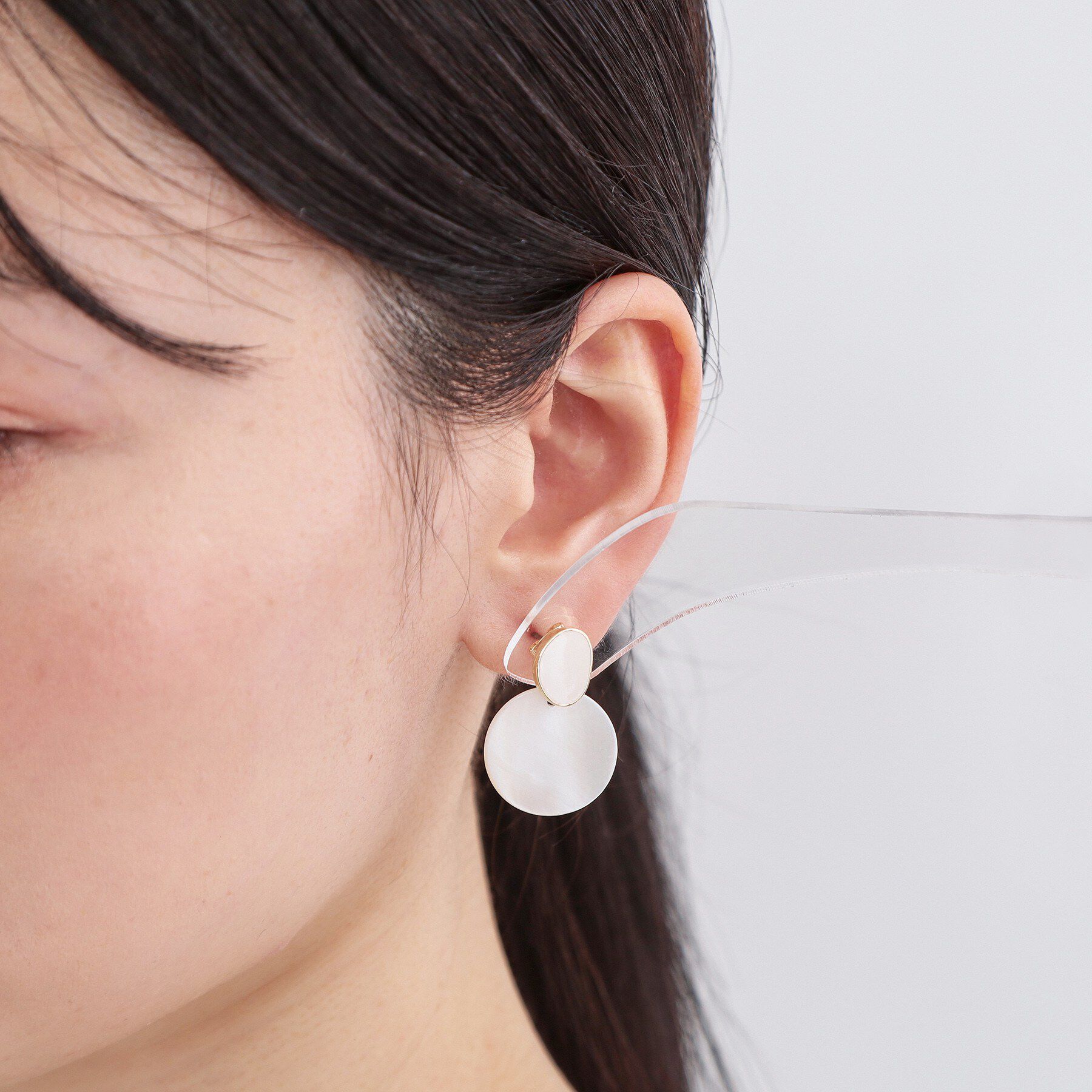 OPAQUE.CLIP「エポ&times;シェルピアス」|ピアス|