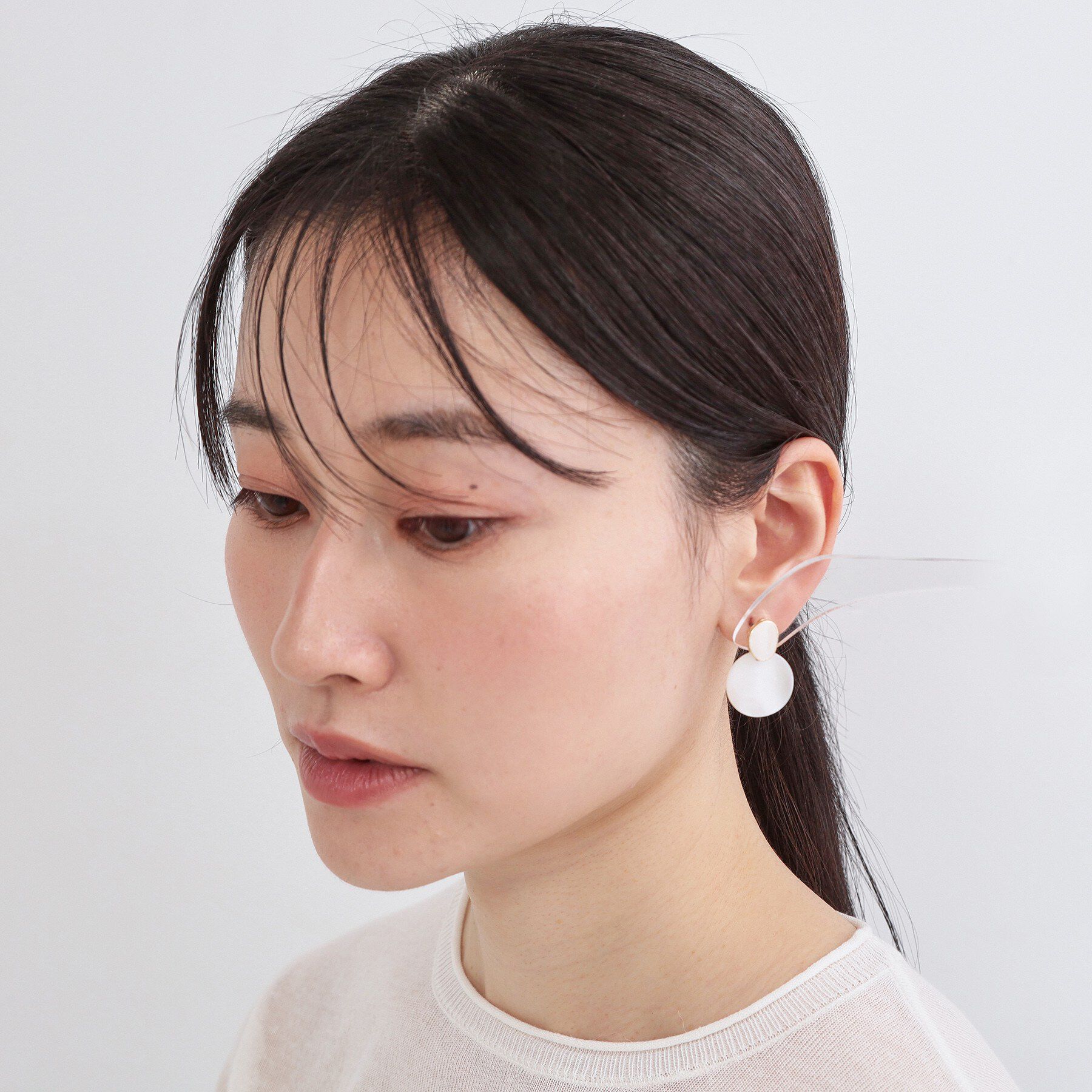 OPAQUE.CLIP「エポ&times;シェルピアス」|ピアス|