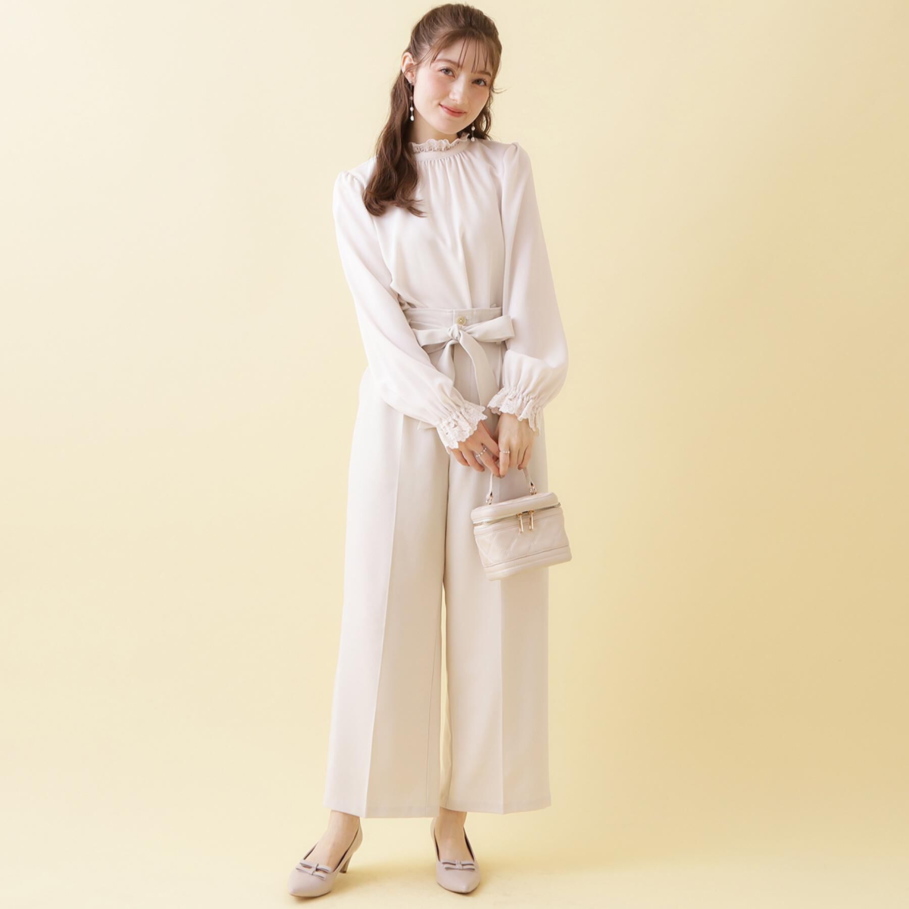 Couture broach「【2WAY・ハレの日・通勤】エンブロレースブラウス」|シャツ・ブラウス|