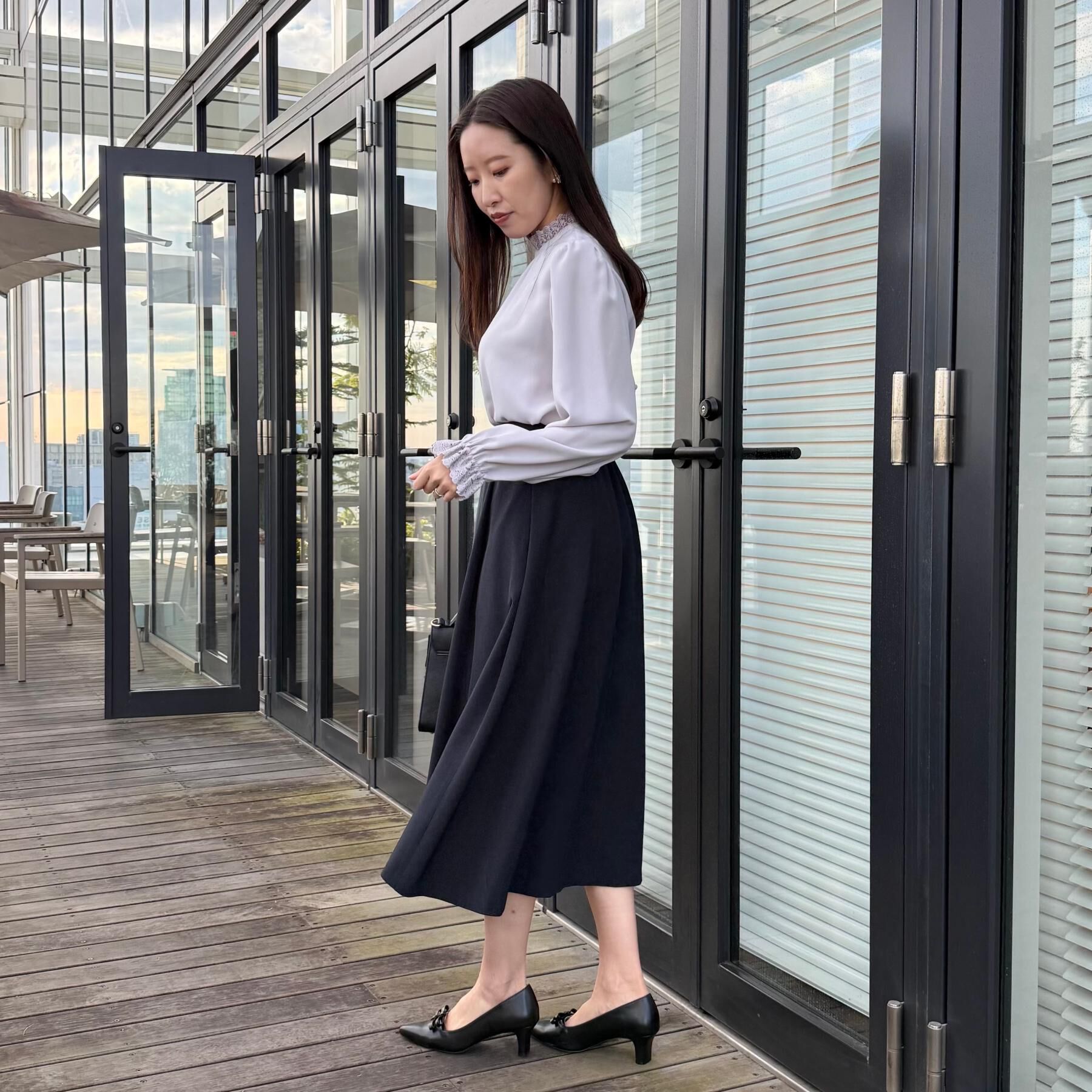 Couture broach「【2WAY・ハレの日・通勤】エンブロレースブラウス」|シャツ・ブラウス|