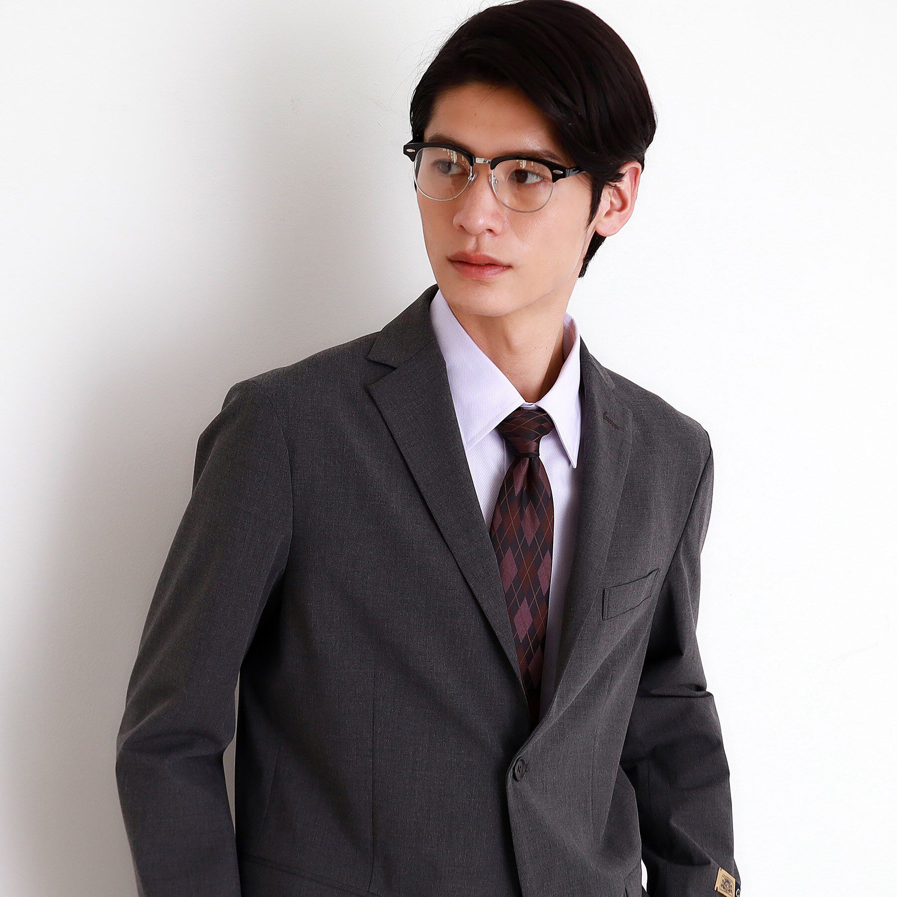 THE SHOP TK「シャドーパターンアソート柄ネクタイ アーガイル／千鳥」|ネクタイ・蝶ネクタイ|