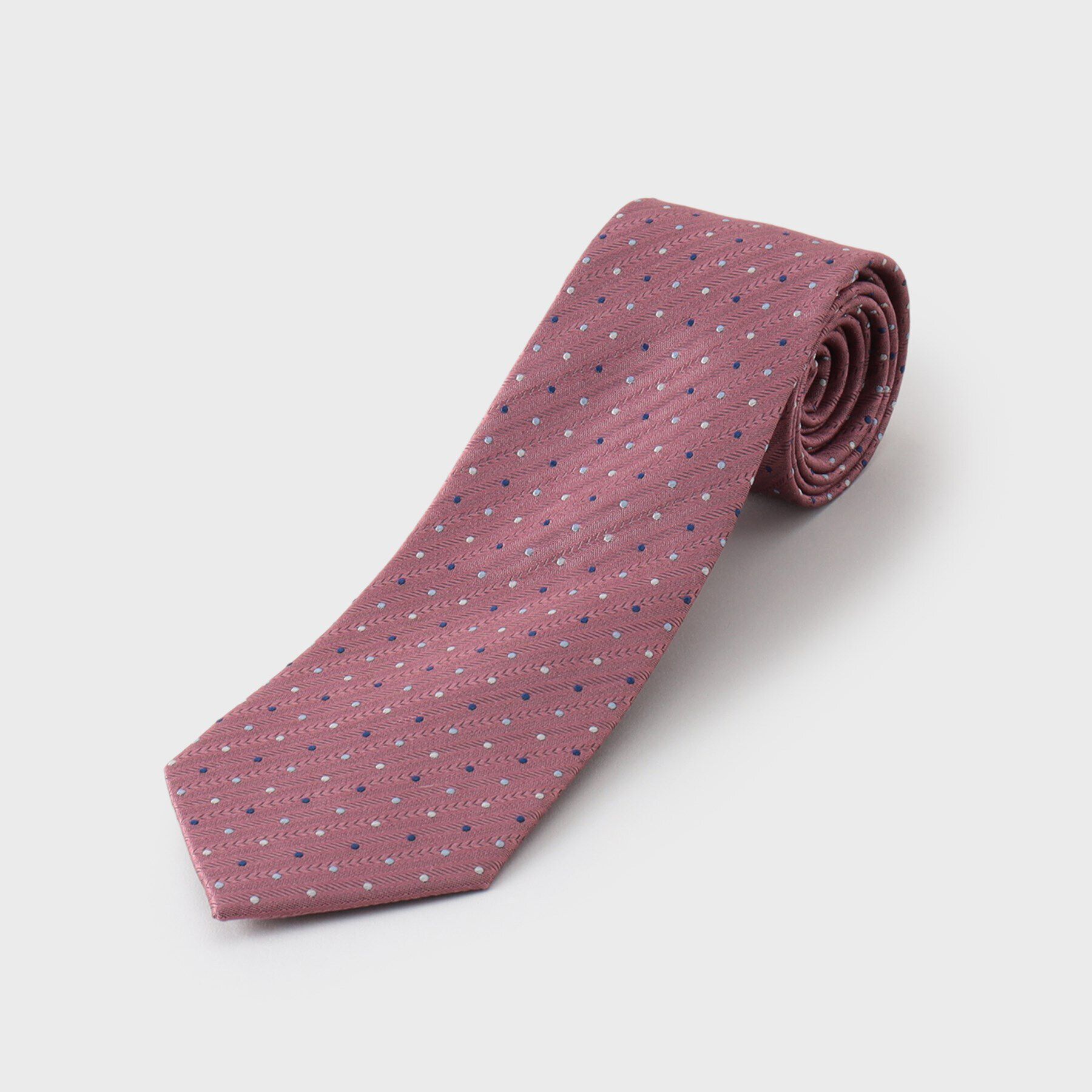 THE SHOP TK「ドットアソート柄ネクタイ マルチドット／ピンドット」|ネクタイ・蝶ネクタイ|ピンク(171)