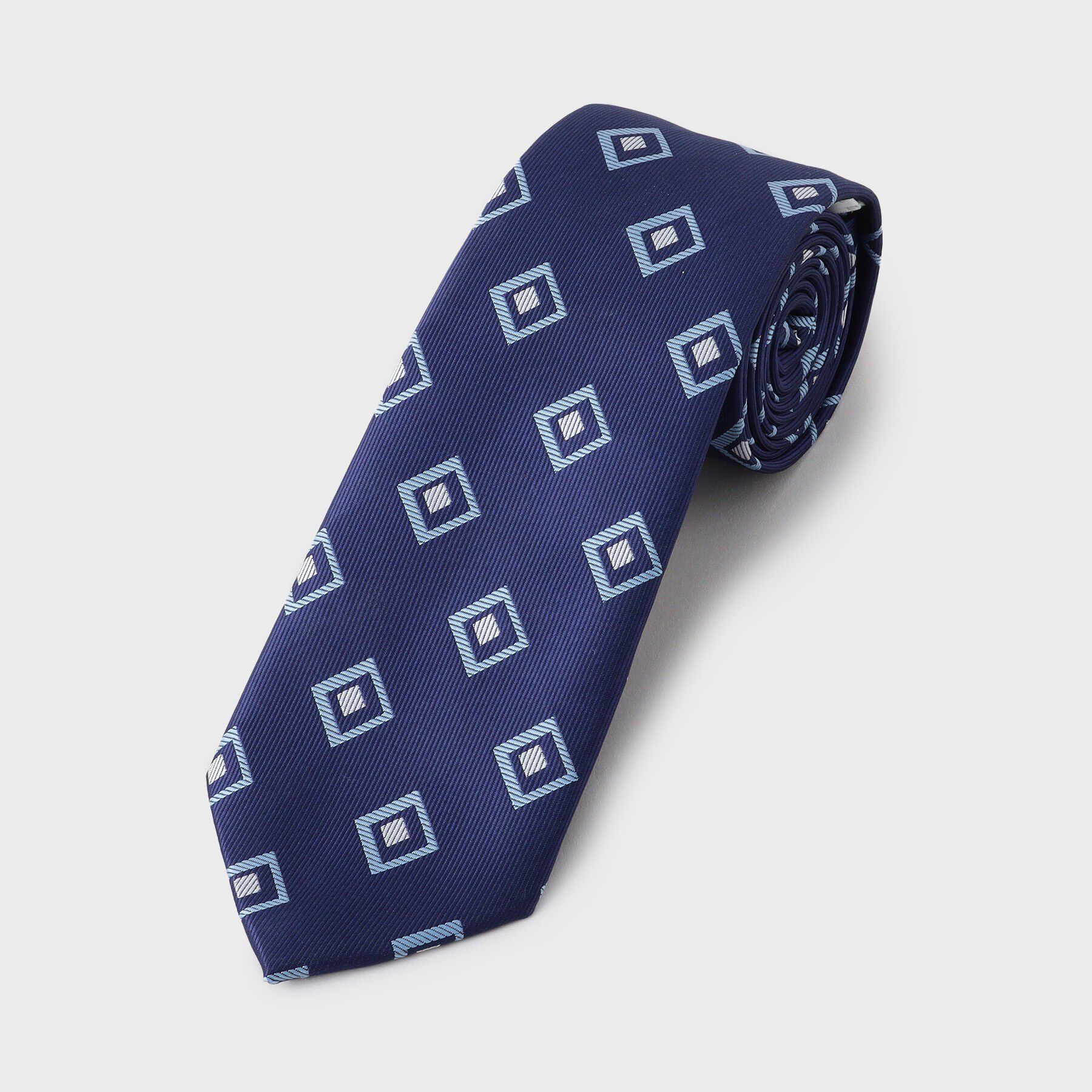 THE SHOP TK「小紋柄 アソート ネクタイ 【洗濯機OK】」|ネクタイ・蝶ネクタイ|ブルー(693)