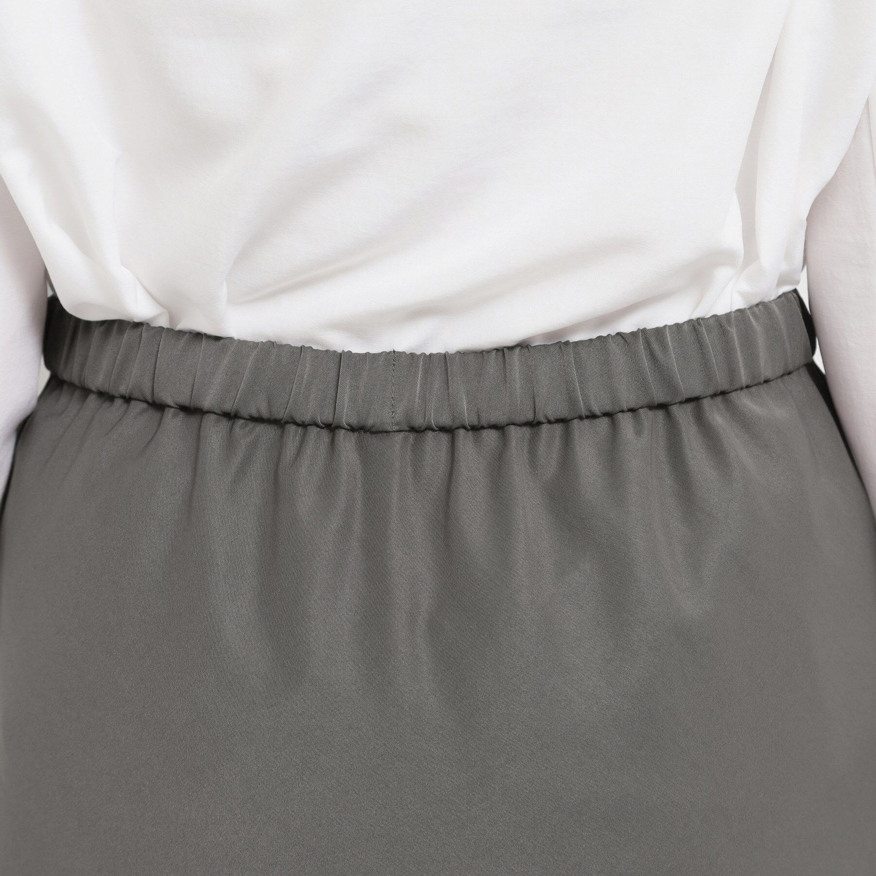 THE SHOP TK「サテンフレアスカート」|スカート|