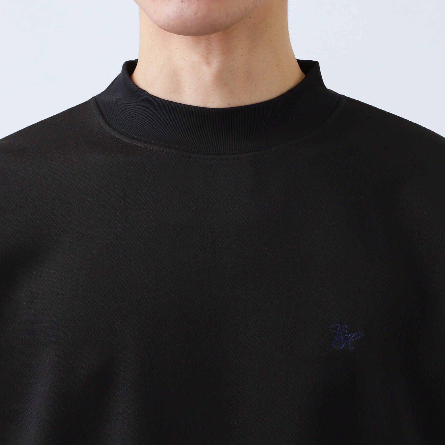 THE SHOP TK「ビジネス兼用 カルゼモックネック 洗濯機ok」|Tシャツ・カットソー|