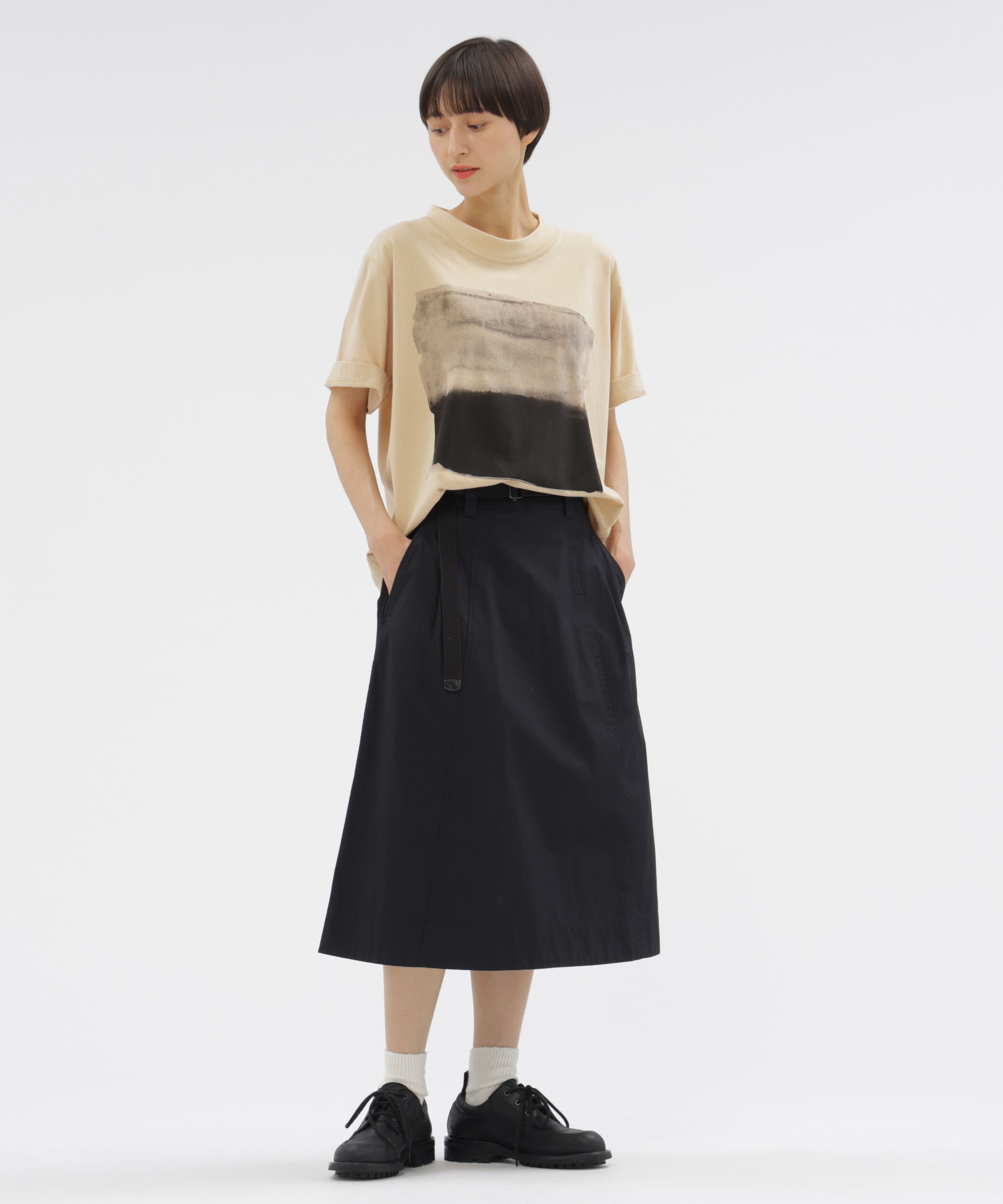 MHL.「LIGHT ORGANIC COTTON JERSEY TOP」|Tシャツ・カットソー|