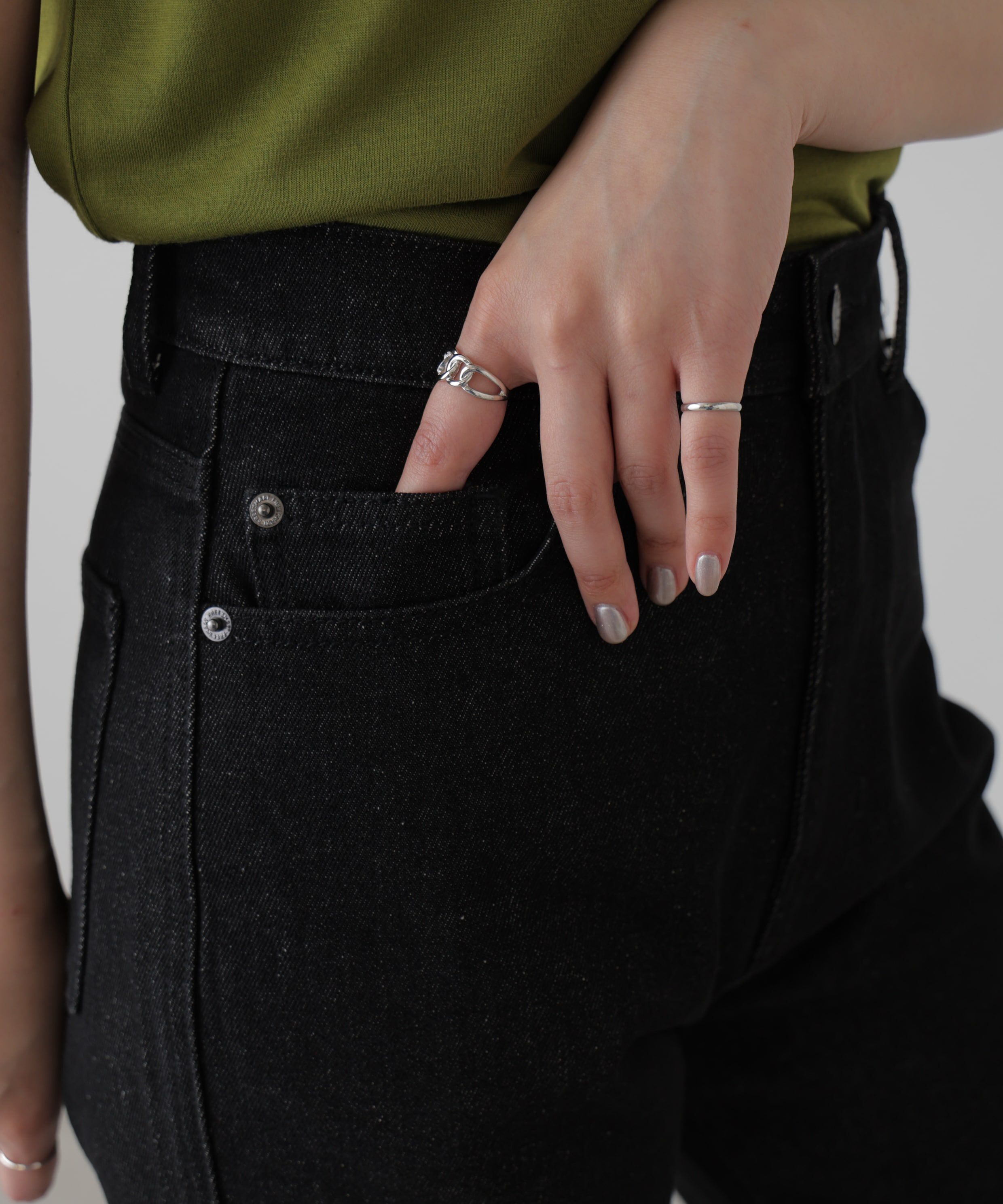  「バイカーデニムパンツ」|その他|