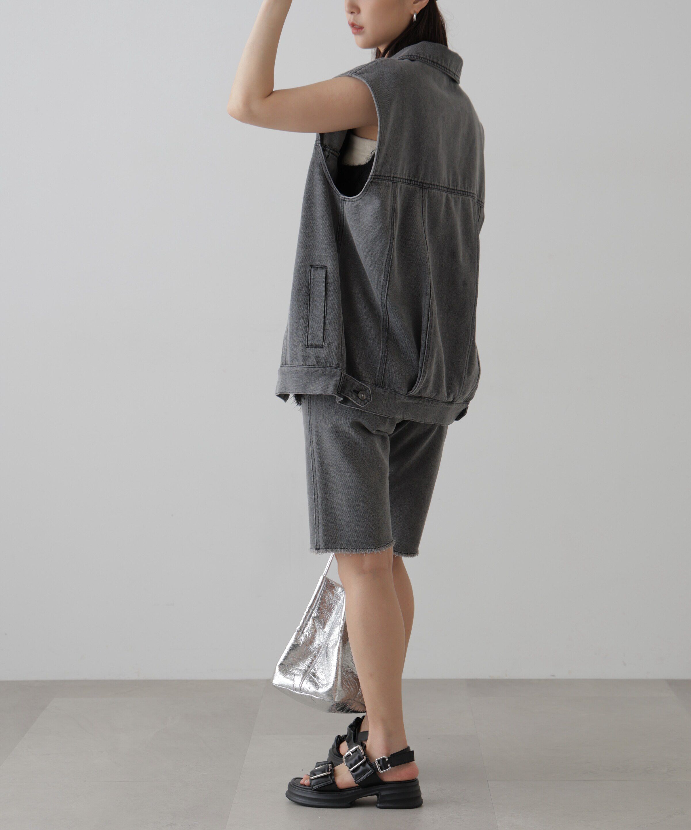  「バイカーデニムパンツ」|その他|