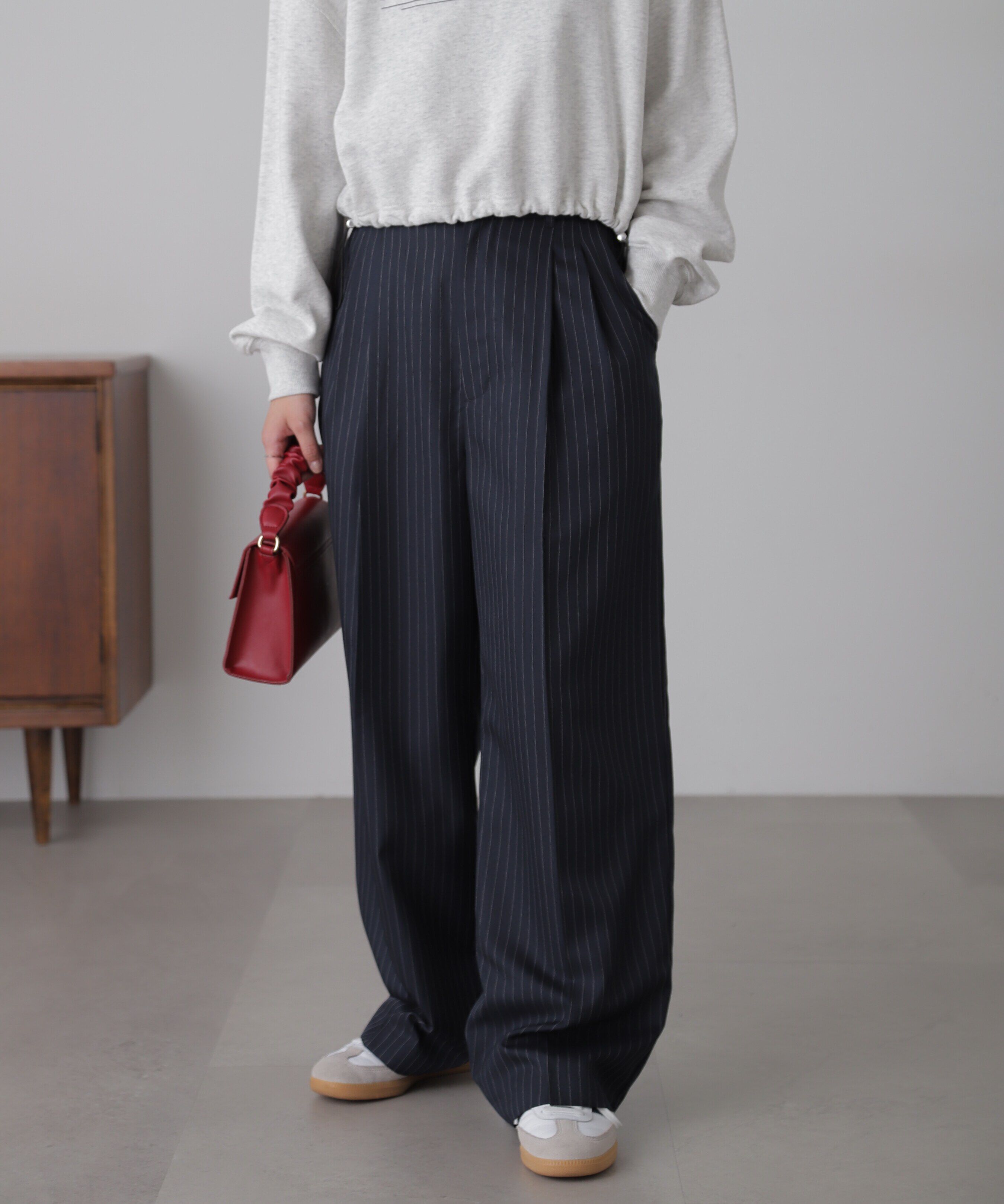  「タックワイドスラックス」|その他|ネイビースト 1