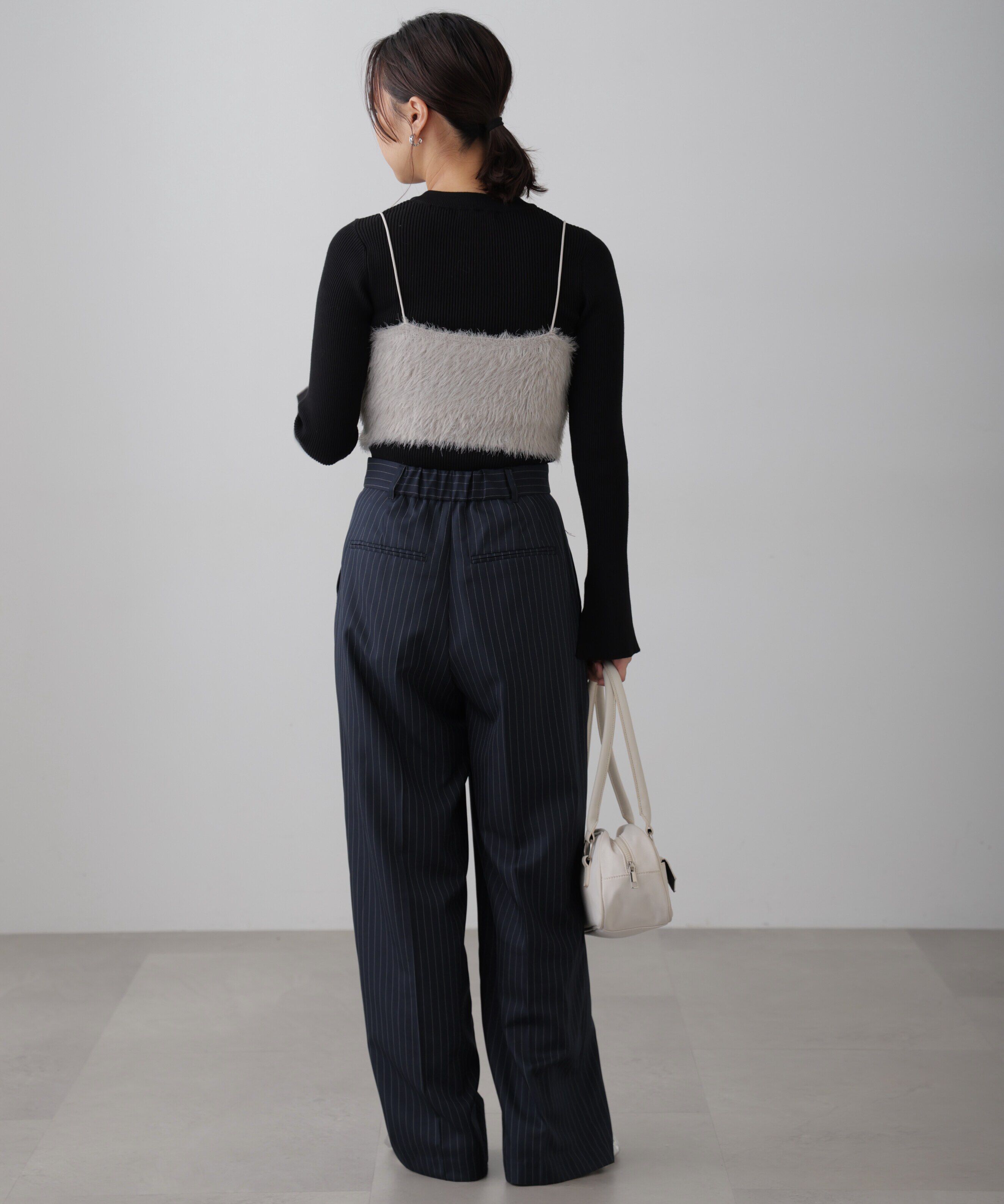  「〈洗える〉マシンウォッシャブルクルーネックニット」|ニット・セーター|