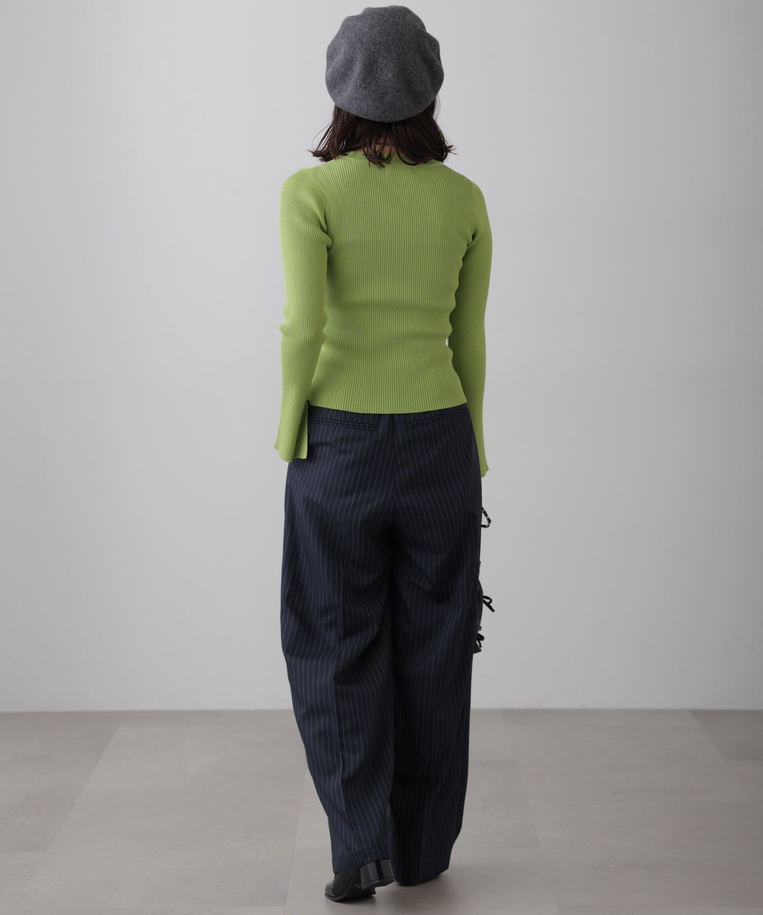  「〈洗える〉マシンウォッシャブルクルーネックニット」|ニット・セーター|