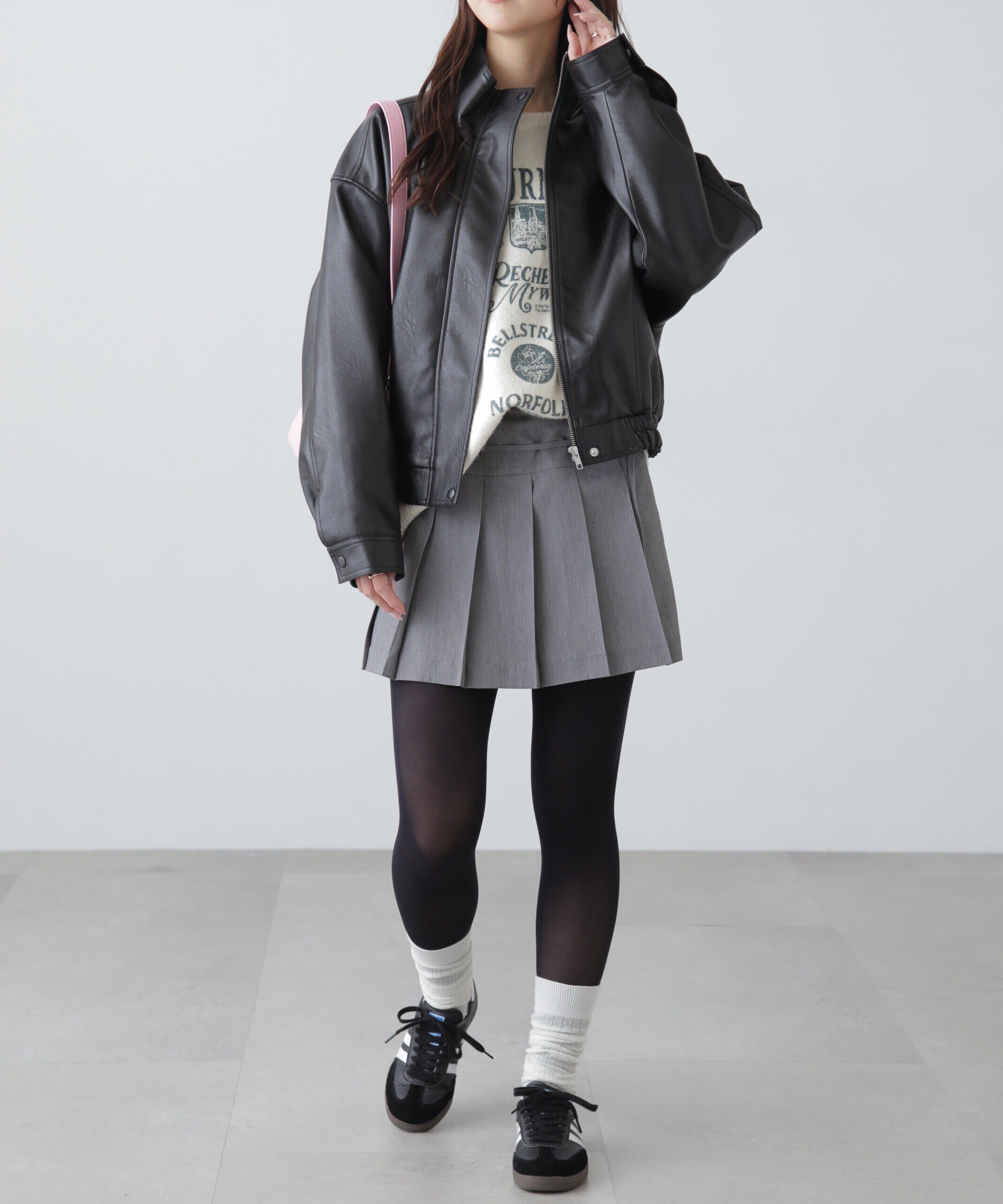  「ラッププリーツミニスカート」|スカート|