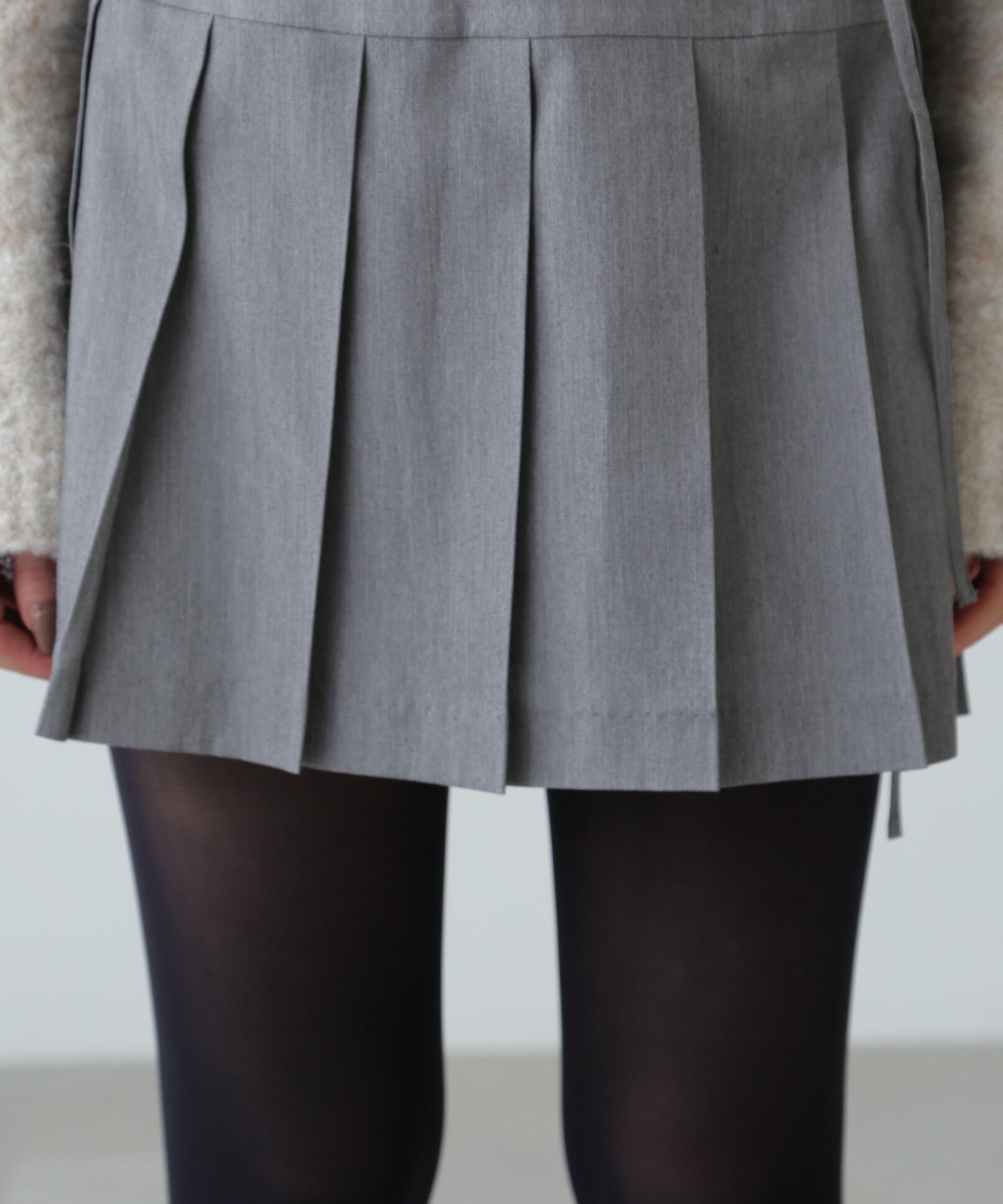  「ラッププリーツミニスカート」|スカート|