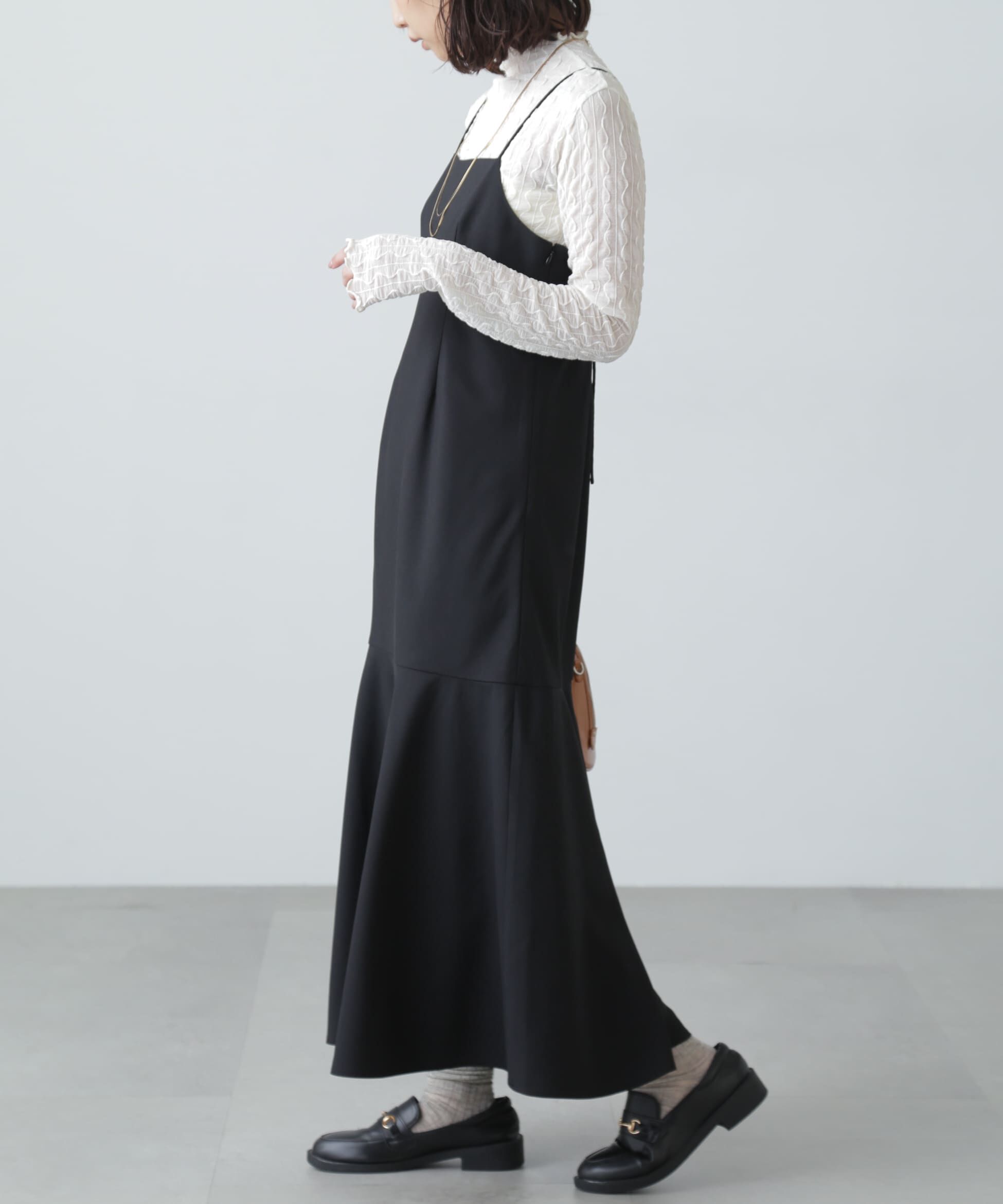  「2ストラップマーメイドキャミワンピース」|ワンピース|