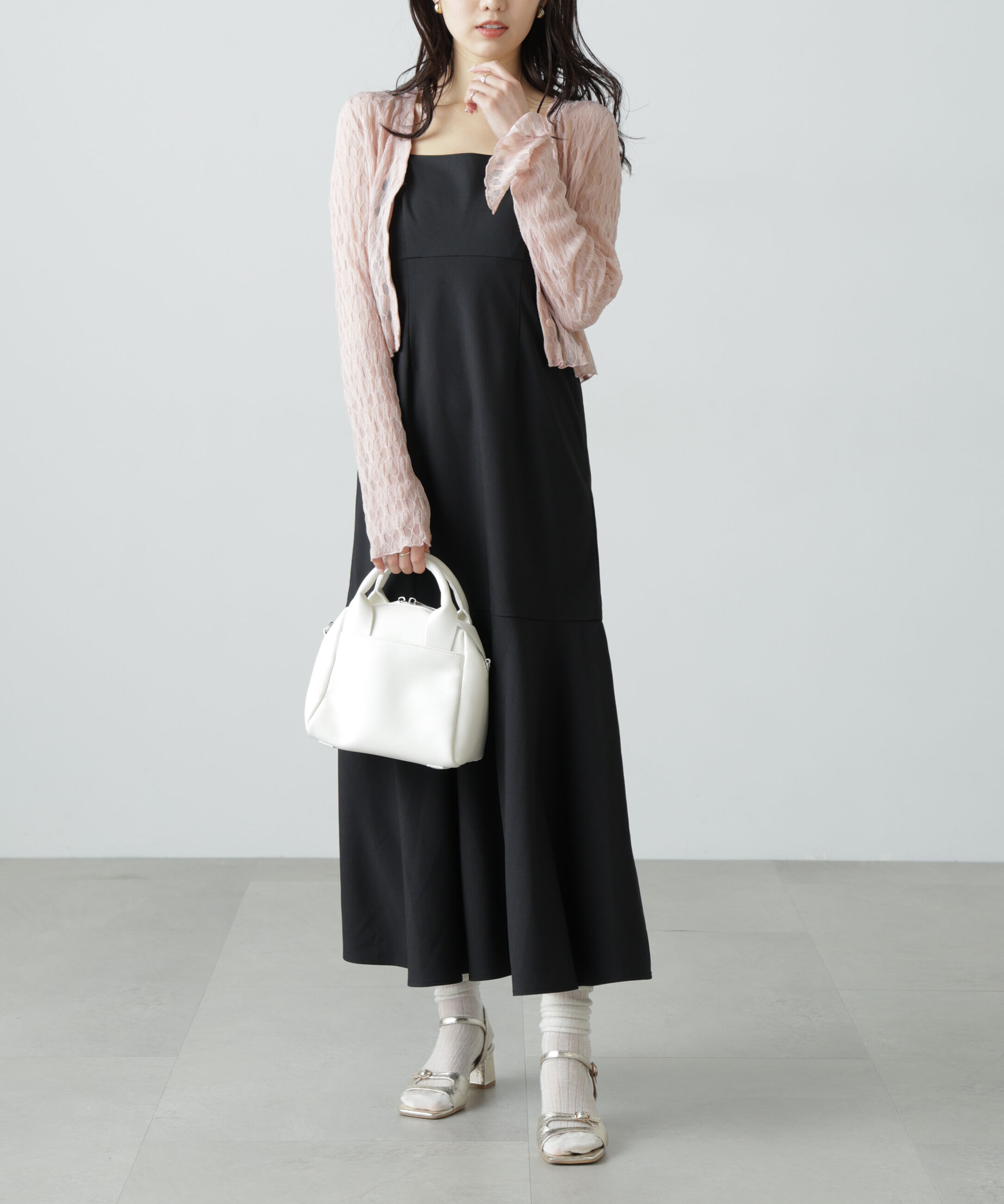  「2ストラップマーメイドキャミワンピース」|ワンピース|