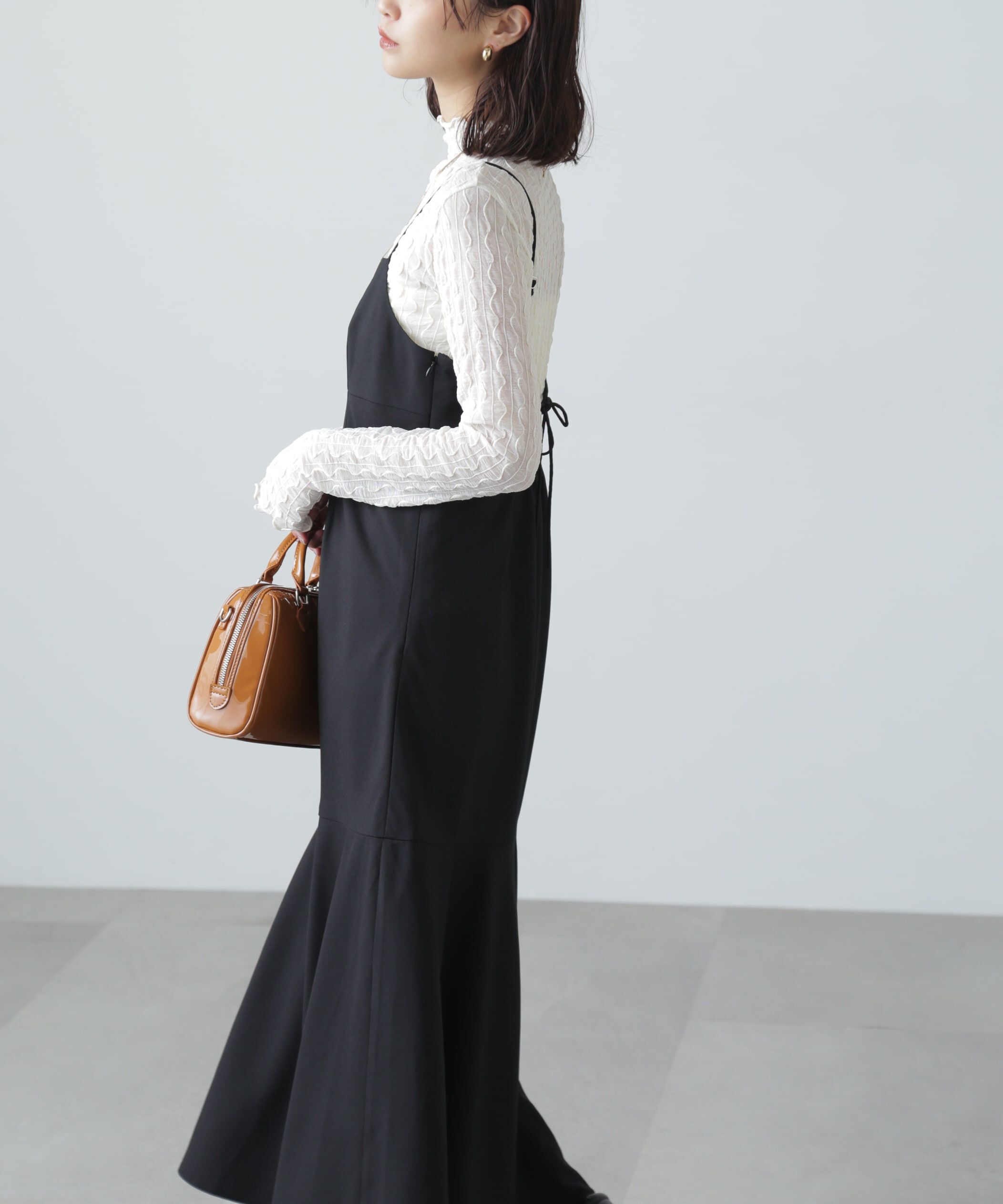  「2ストラップマーメイドキャミワンピース」|ワンピース|