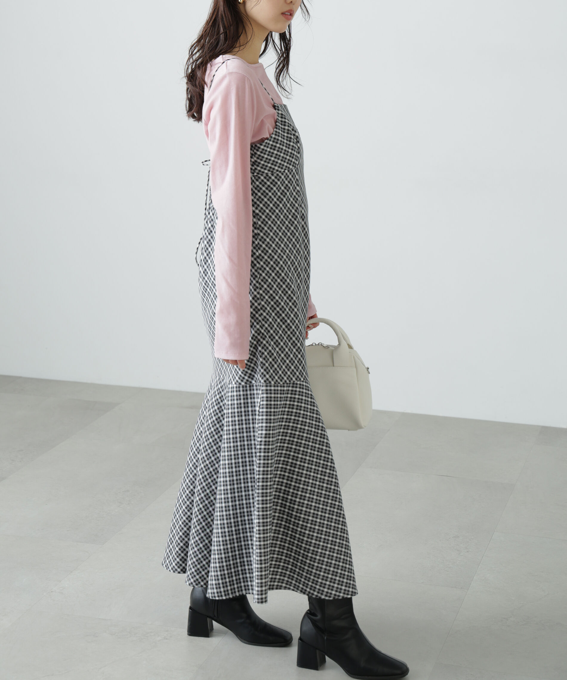  「2ストラップマーメイドキャミワンピース」|ワンピース|