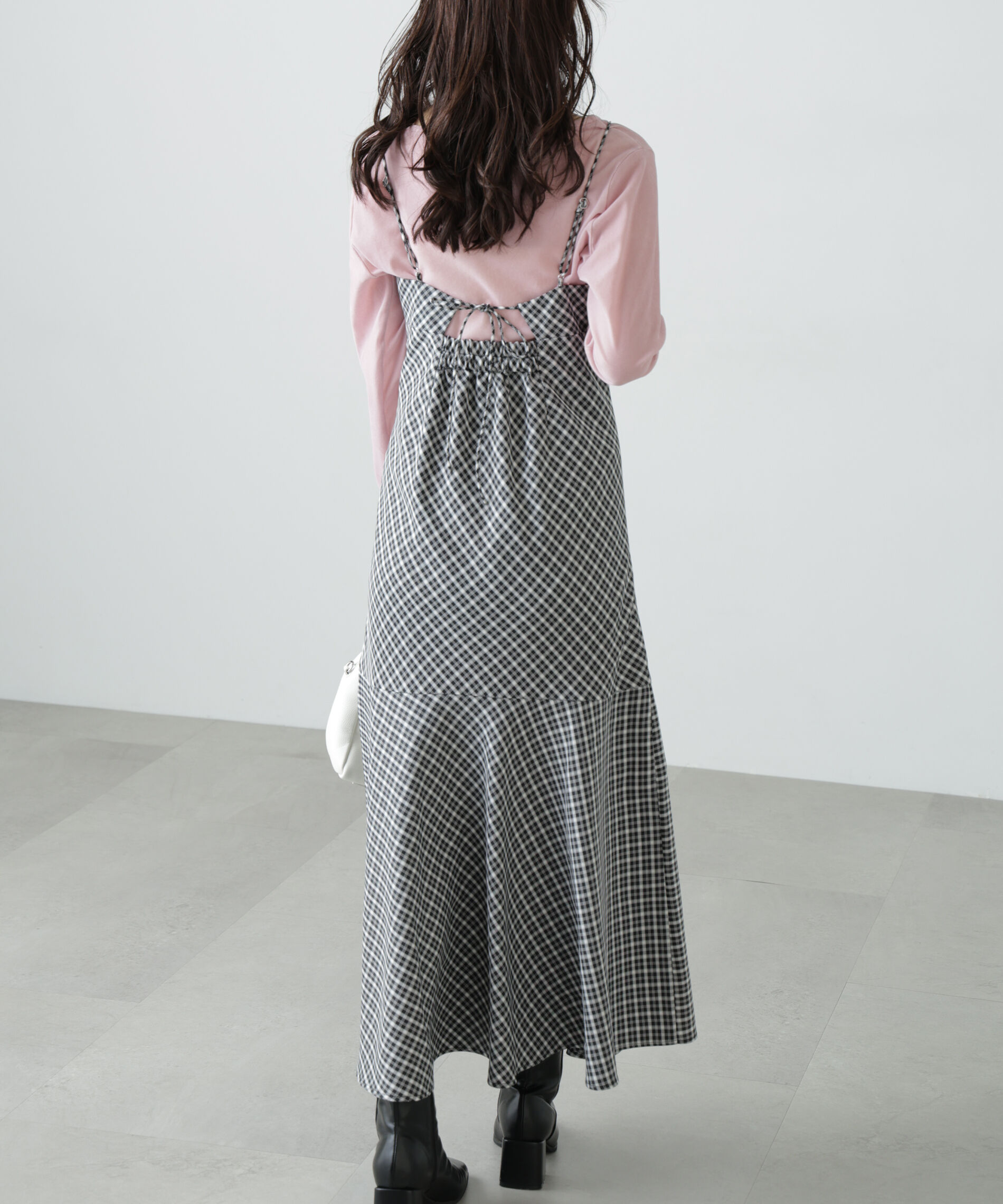  「2ストラップマーメイドキャミワンピース」|ワンピース|