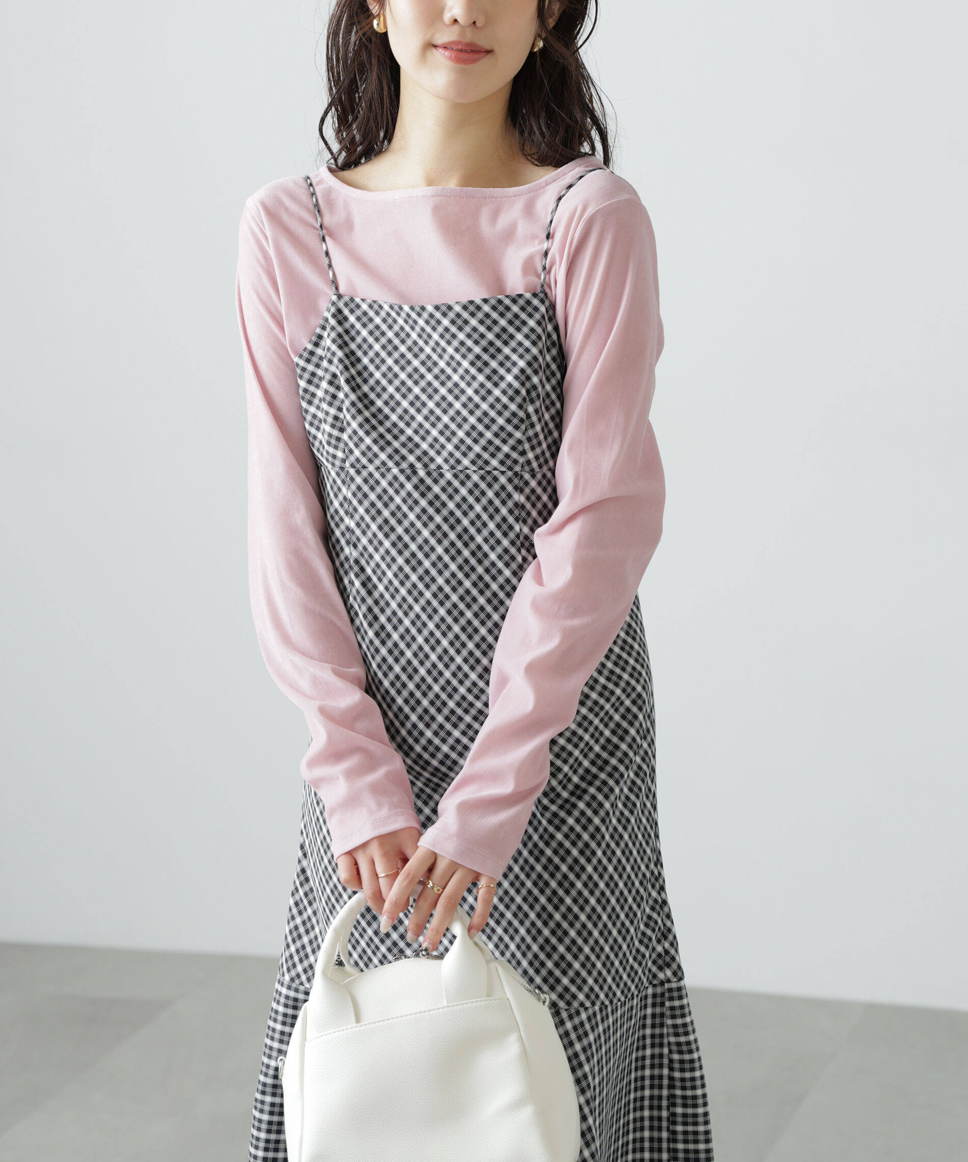  「2ストラップマーメイドキャミワンピース」|ワンピース|