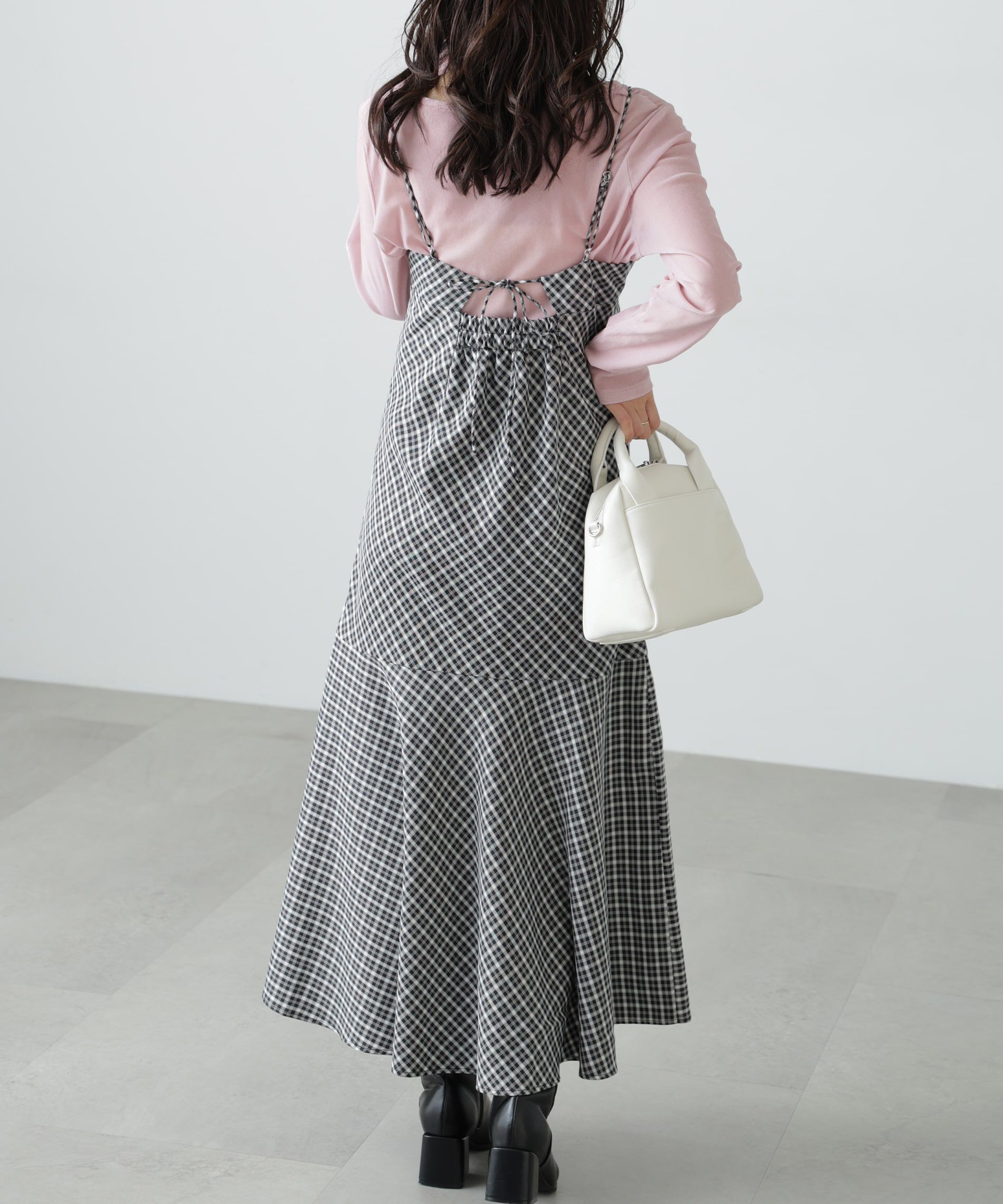  「2ストラップマーメイドキャミワンピース」|ワンピース|