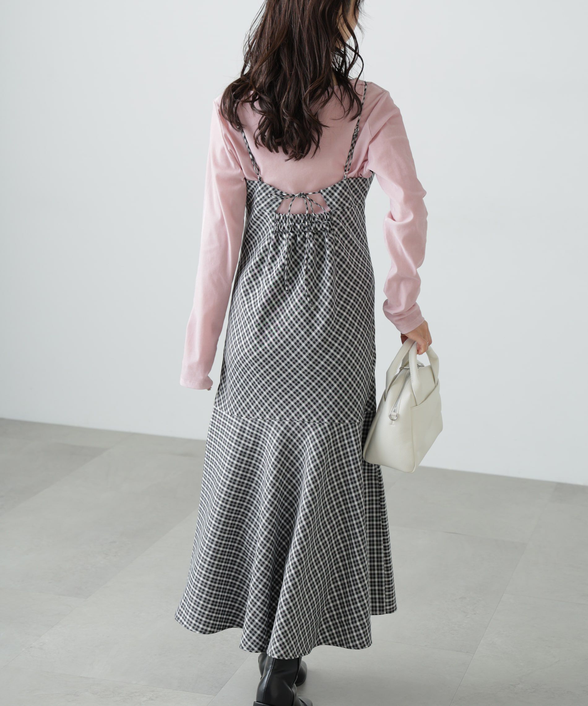  「2ストラップマーメイドキャミワンピース」|ワンピース|