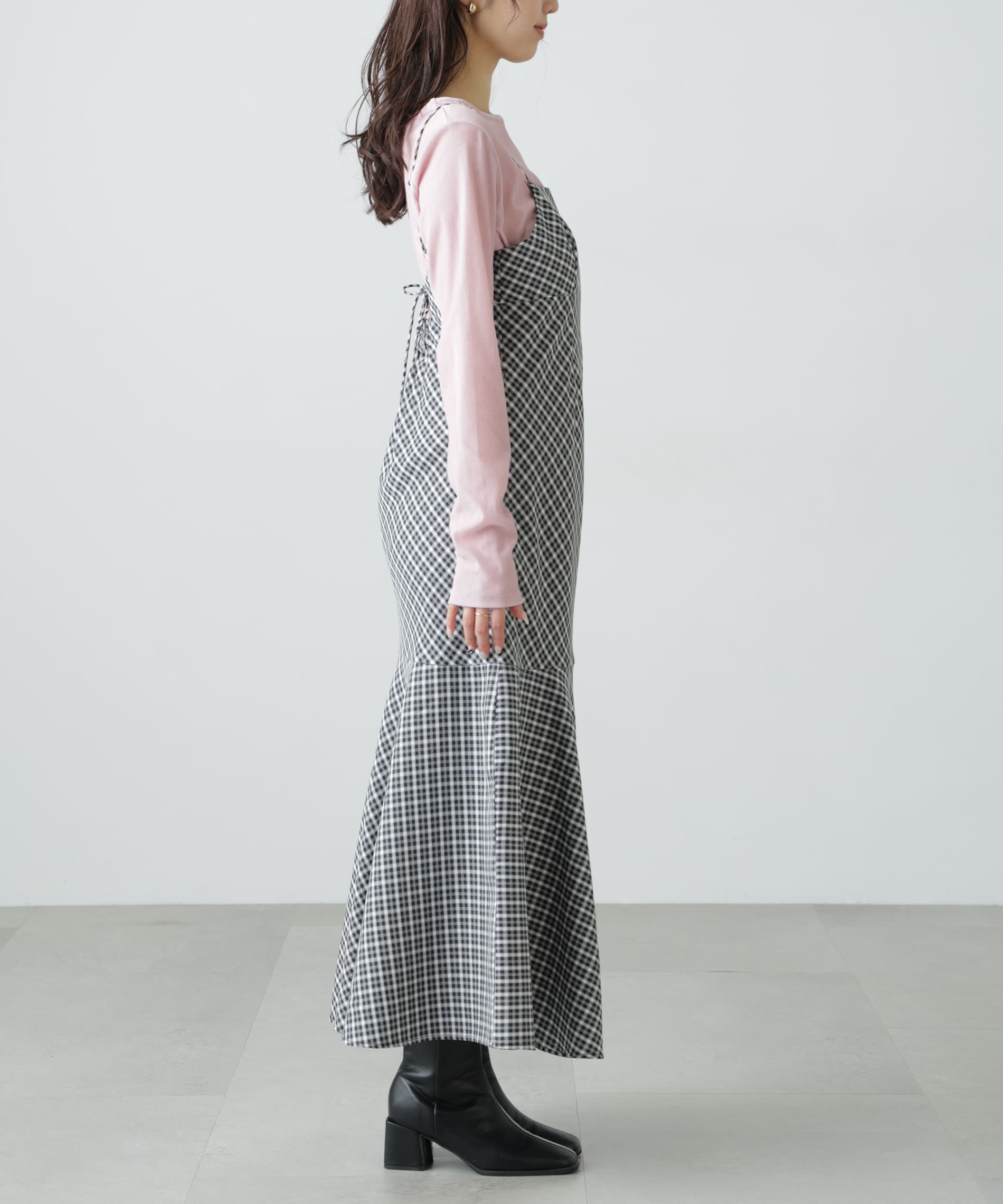  「2ストラップマーメイドキャミワンピース」|ワンピース|