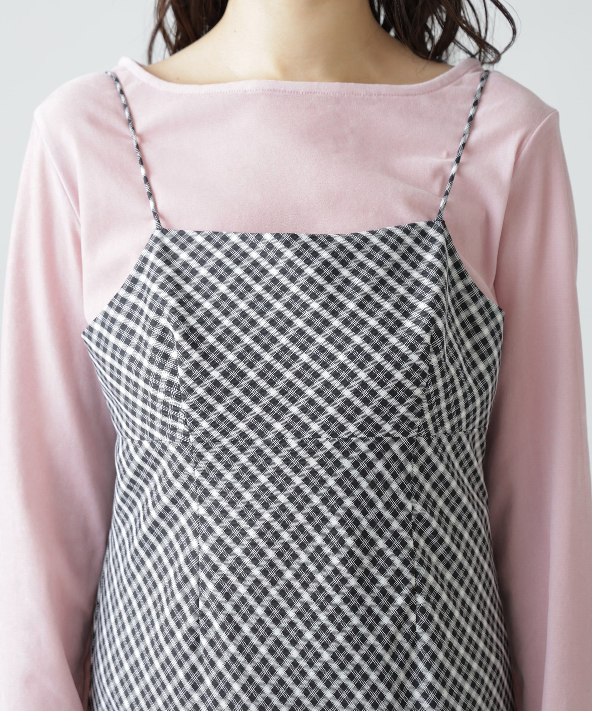  「2ストラップマーメイドキャミワンピース」|ワンピース|