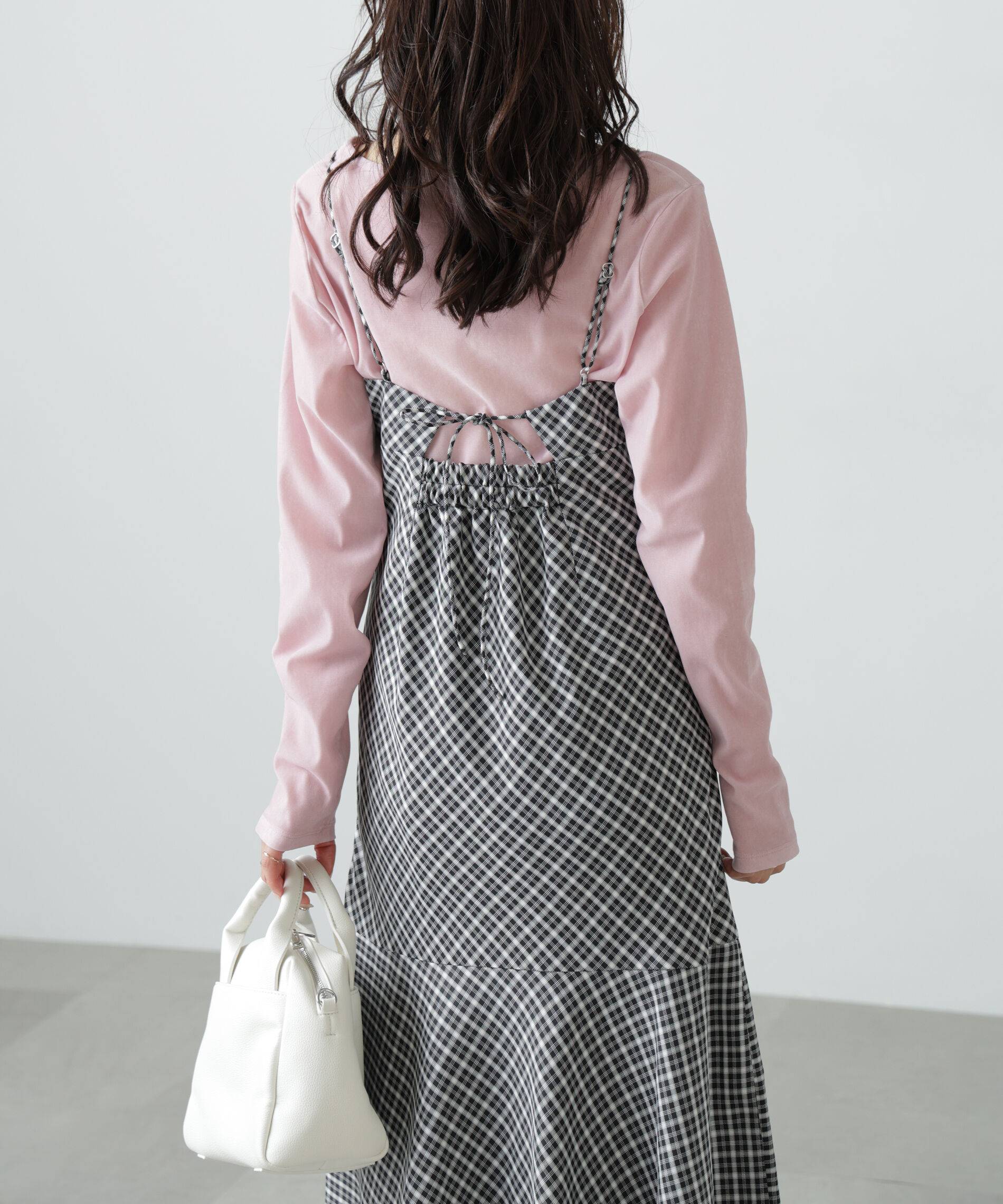  「2ストラップマーメイドキャミワンピース」|ワンピース|