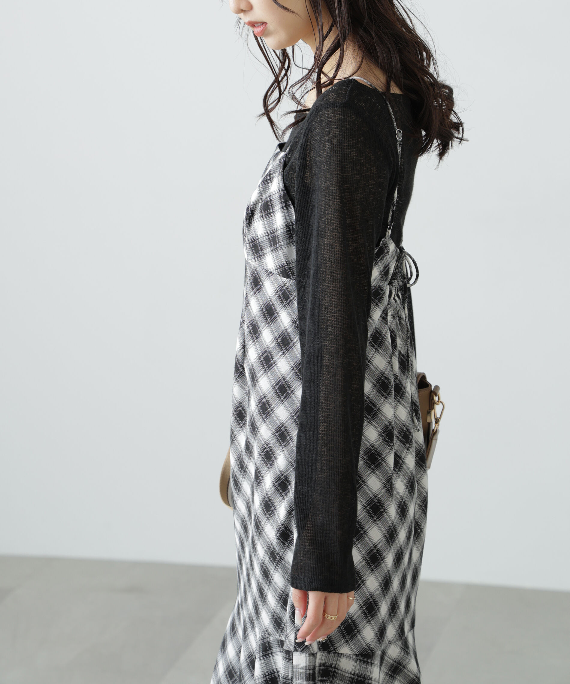  「2ストラップマーメイドキャミワンピース」|ワンピース|