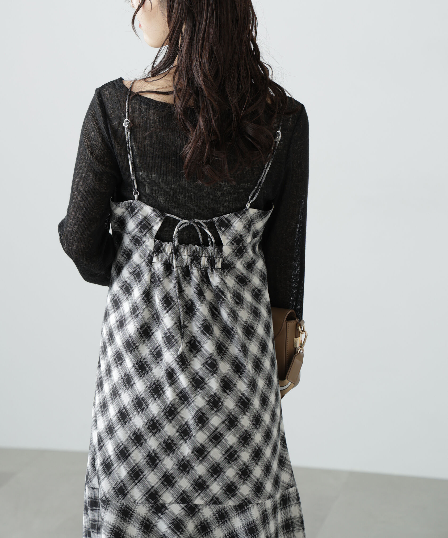  「2ストラップマーメイドキャミワンピース」|ワンピース|