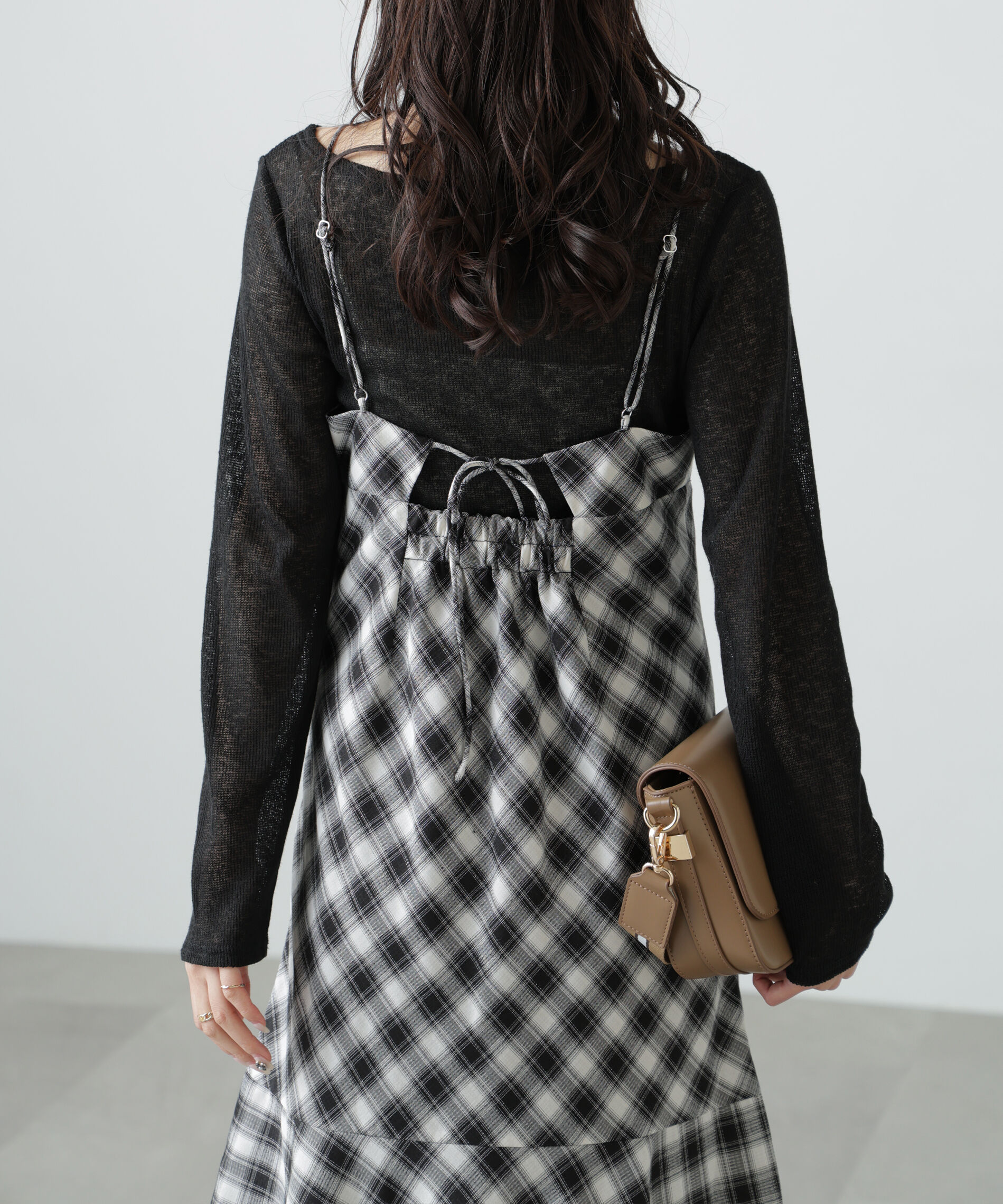  「2ストラップマーメイドキャミワンピース」|ワンピース|