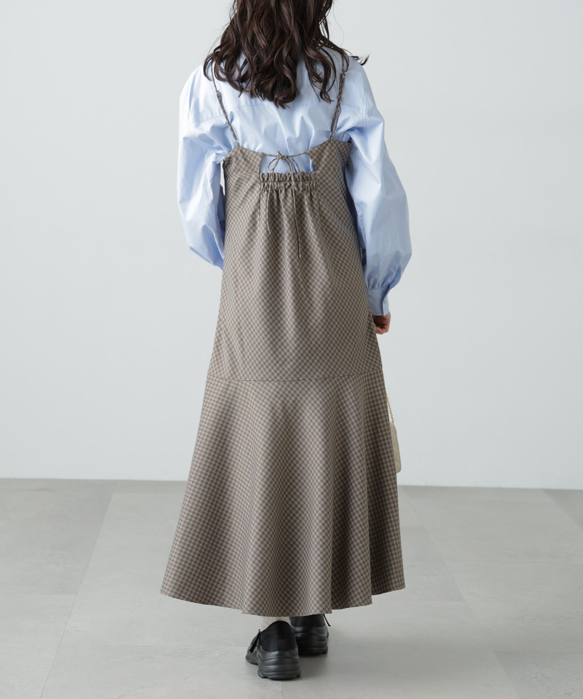  「2ストラップマーメイドキャミワンピース」|ワンピース|