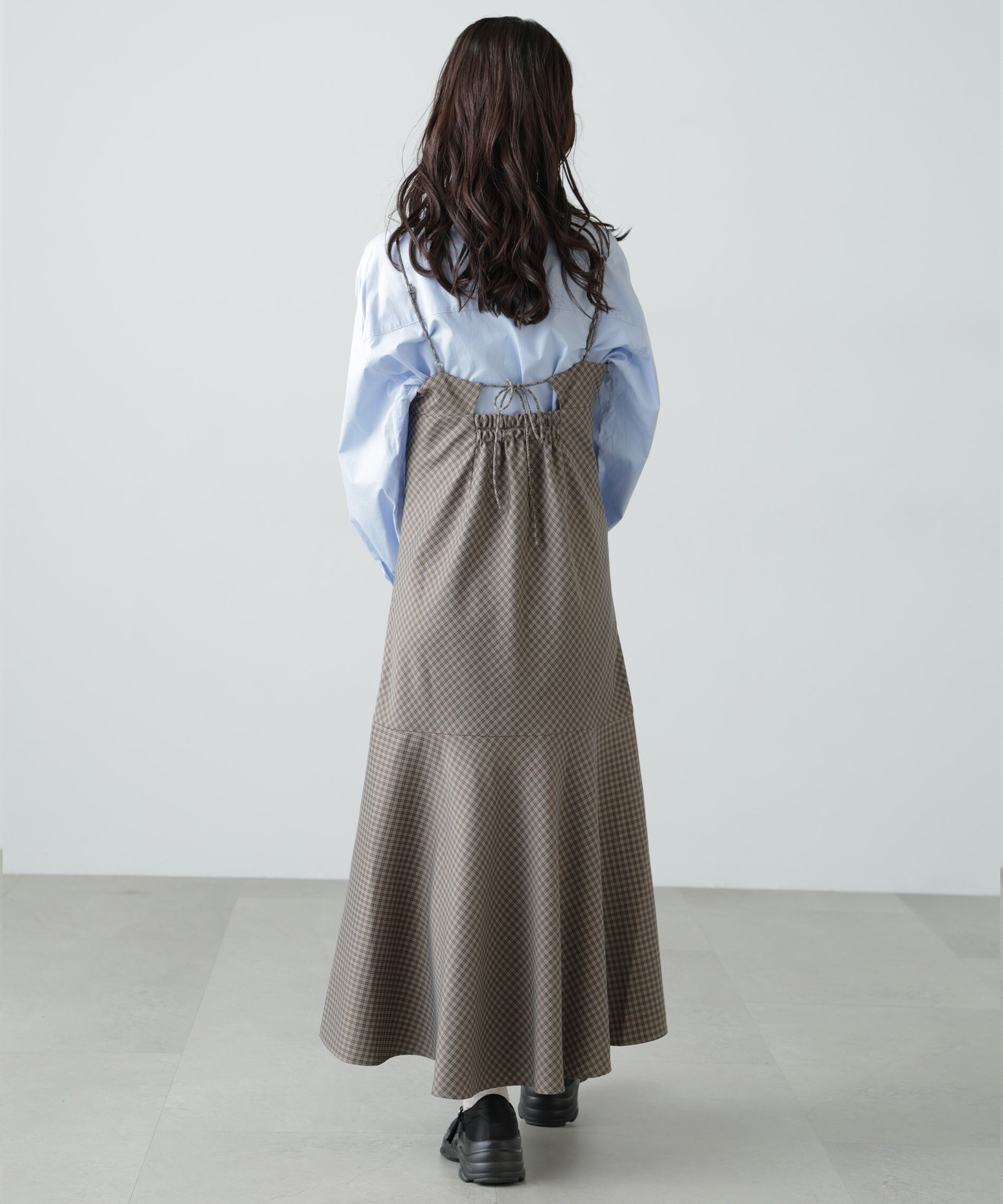  「2ストラップマーメイドキャミワンピース」|ワンピース|