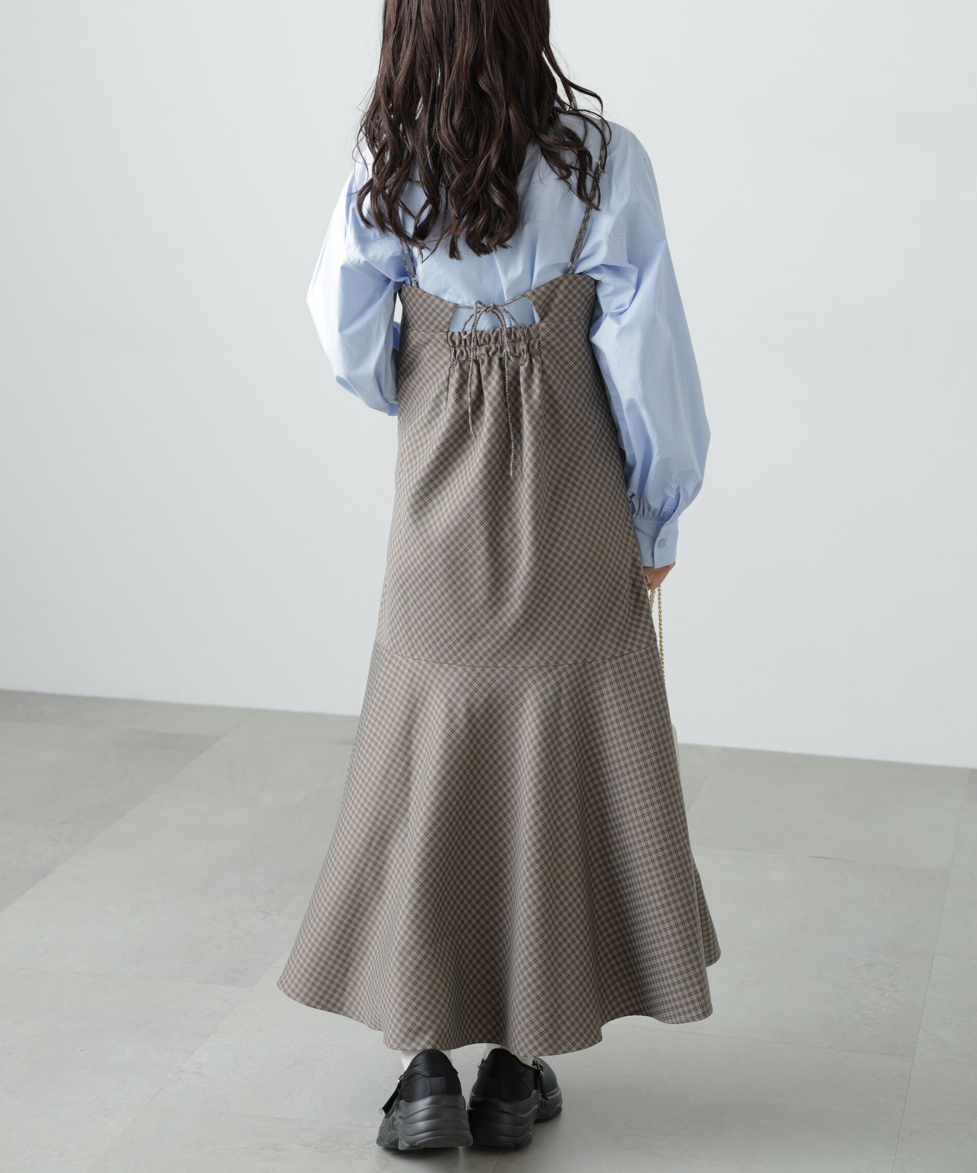  「2ストラップマーメイドキャミワンピース」|ワンピース|