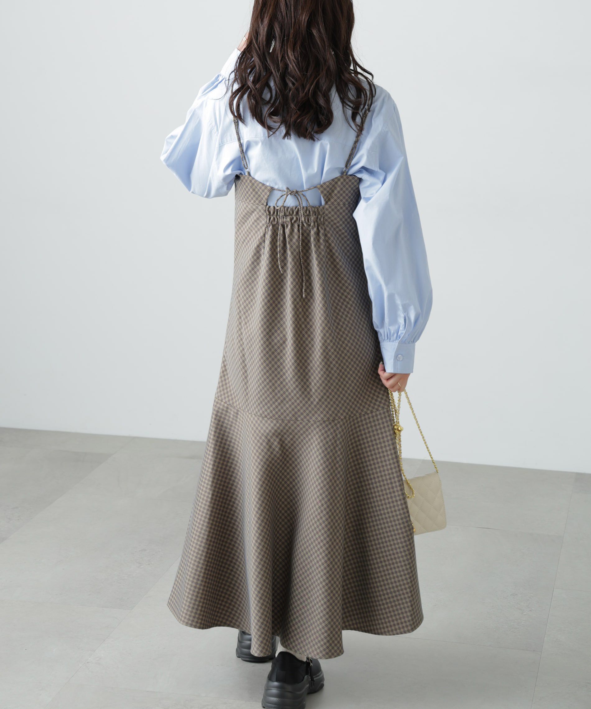  「2ストラップマーメイドキャミワンピース」|ワンピース|