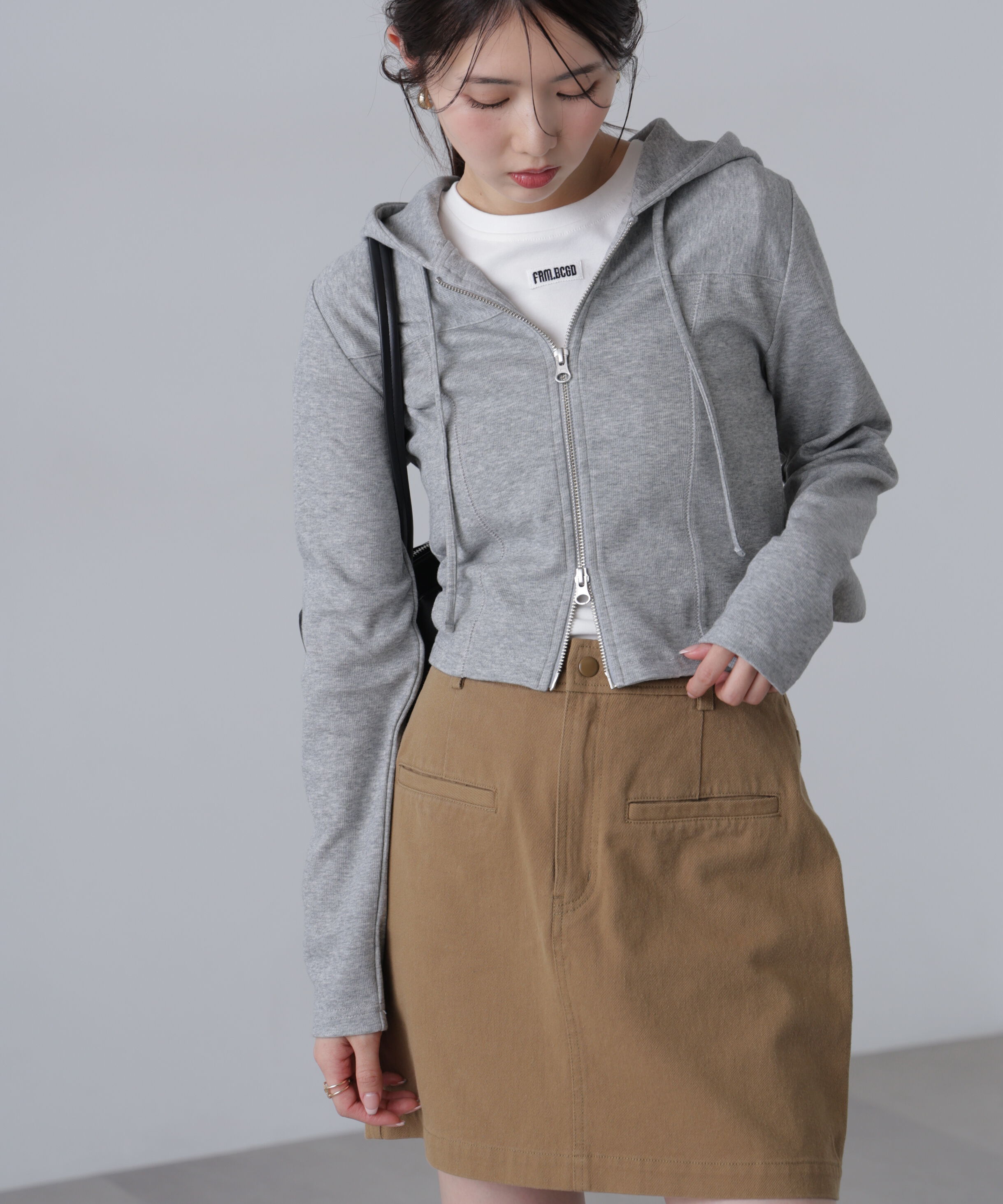  「フィットジップパーカー」|Tシャツ・カットソー|