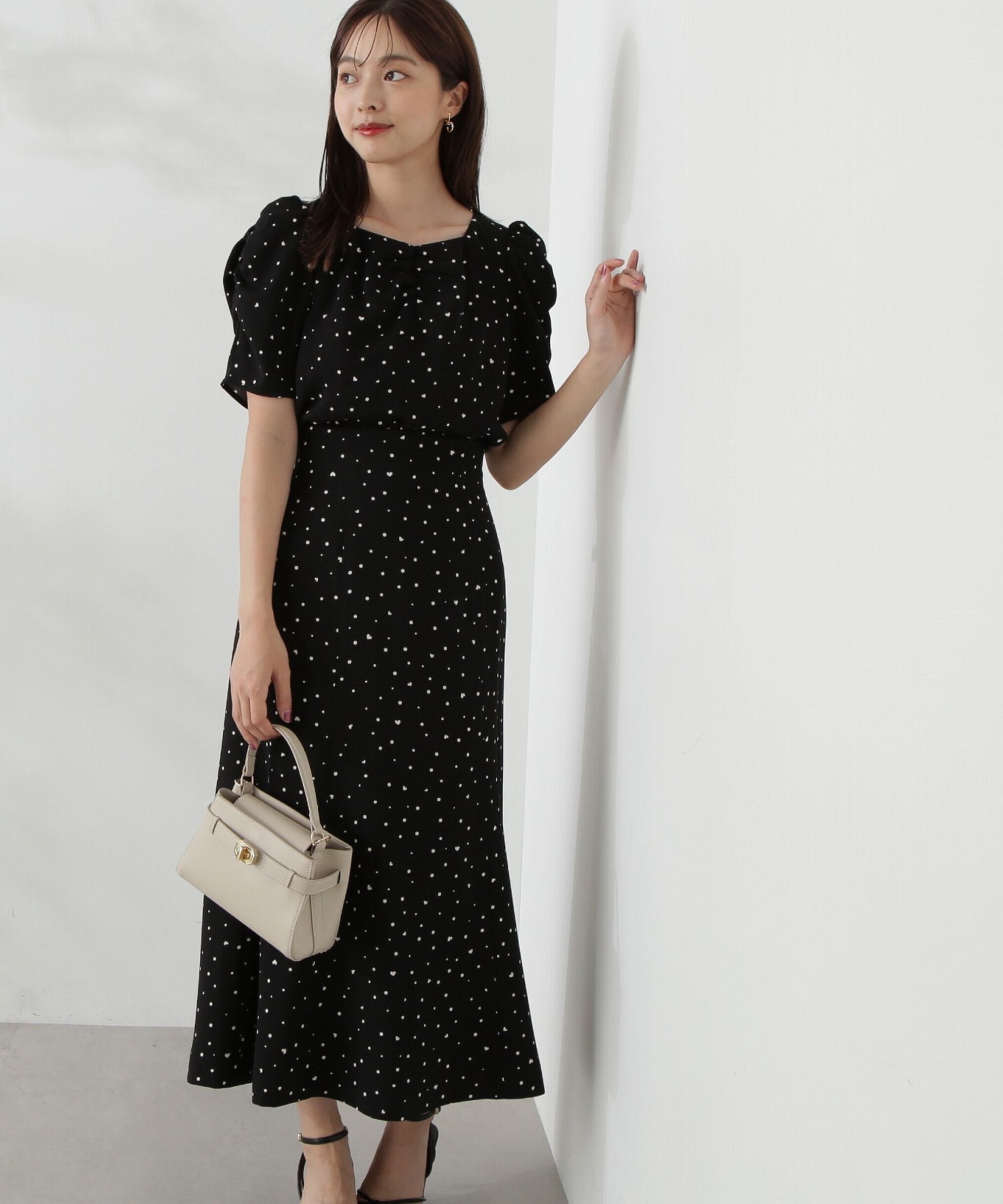 PROPORTION BODY DRESSING「ハートドットナロースカート」|スカート|